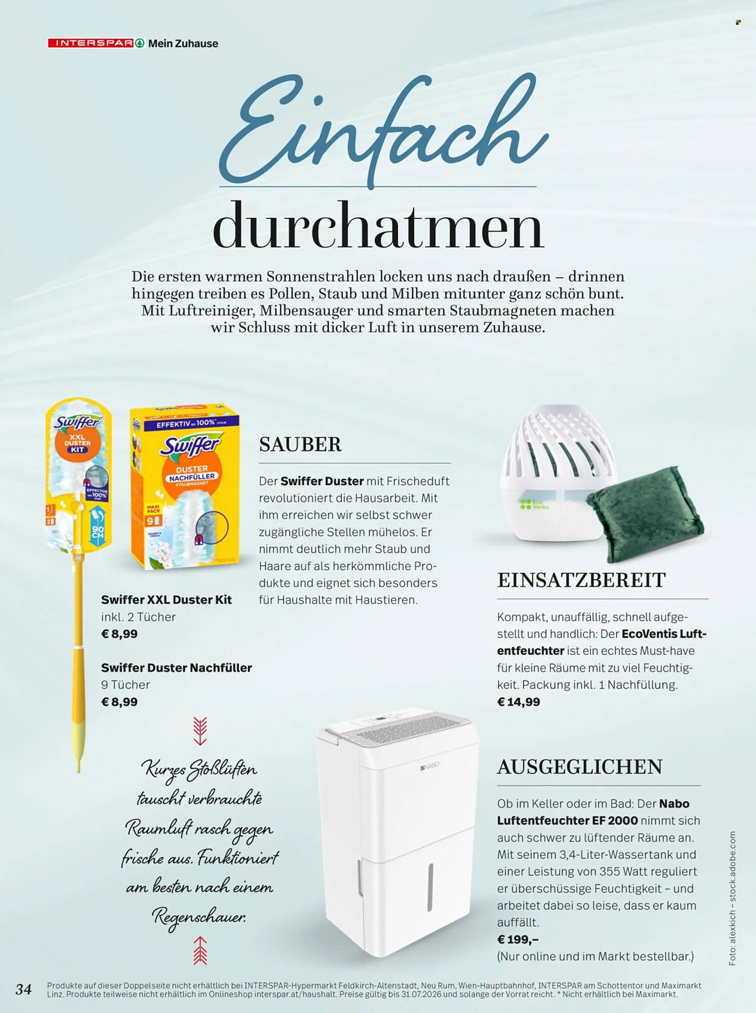 Interspar Flugblatt von 7. April bis 31. Juli 2026 - Flugblätt seite  34