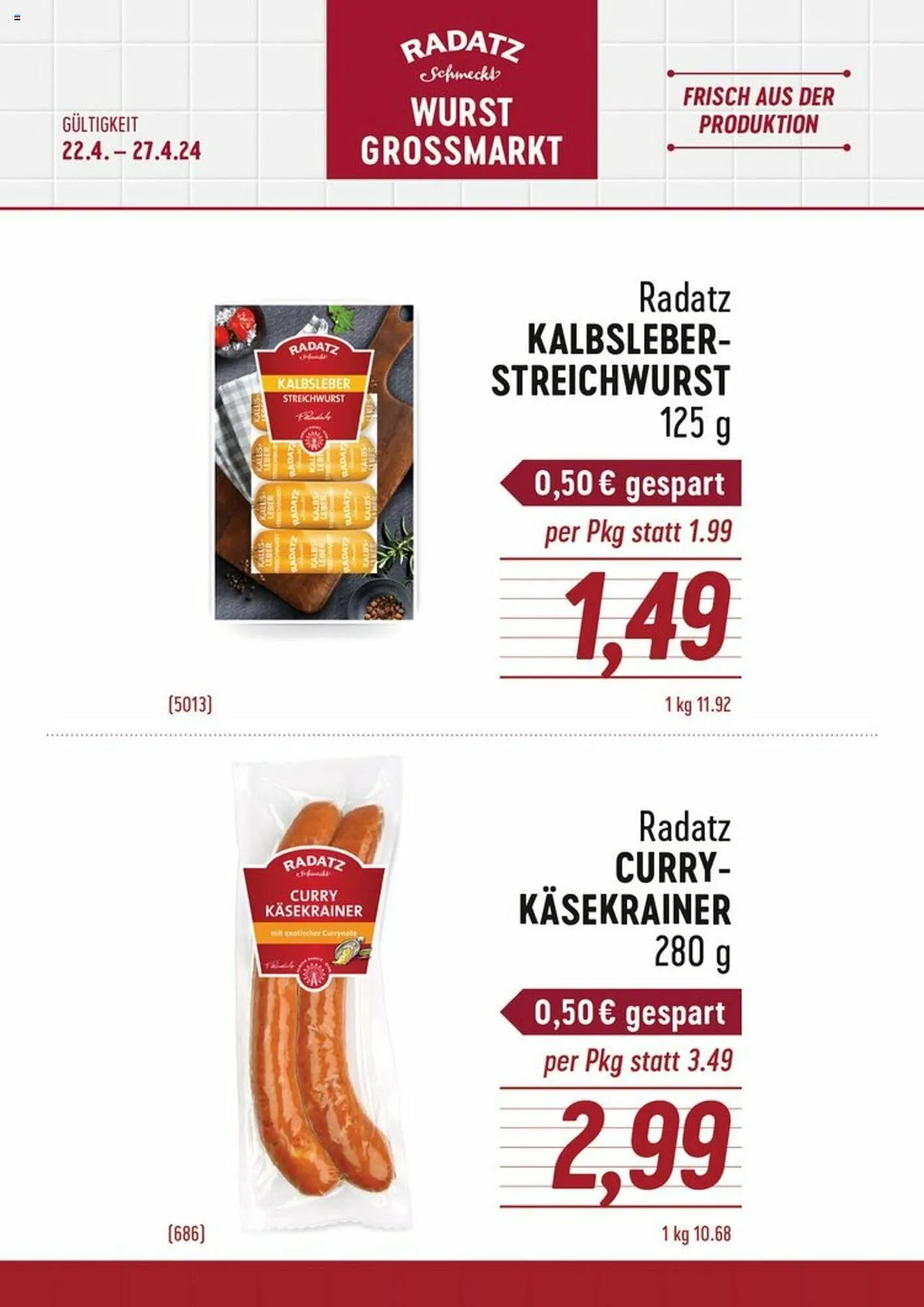 Radatz Flugblatt - 1