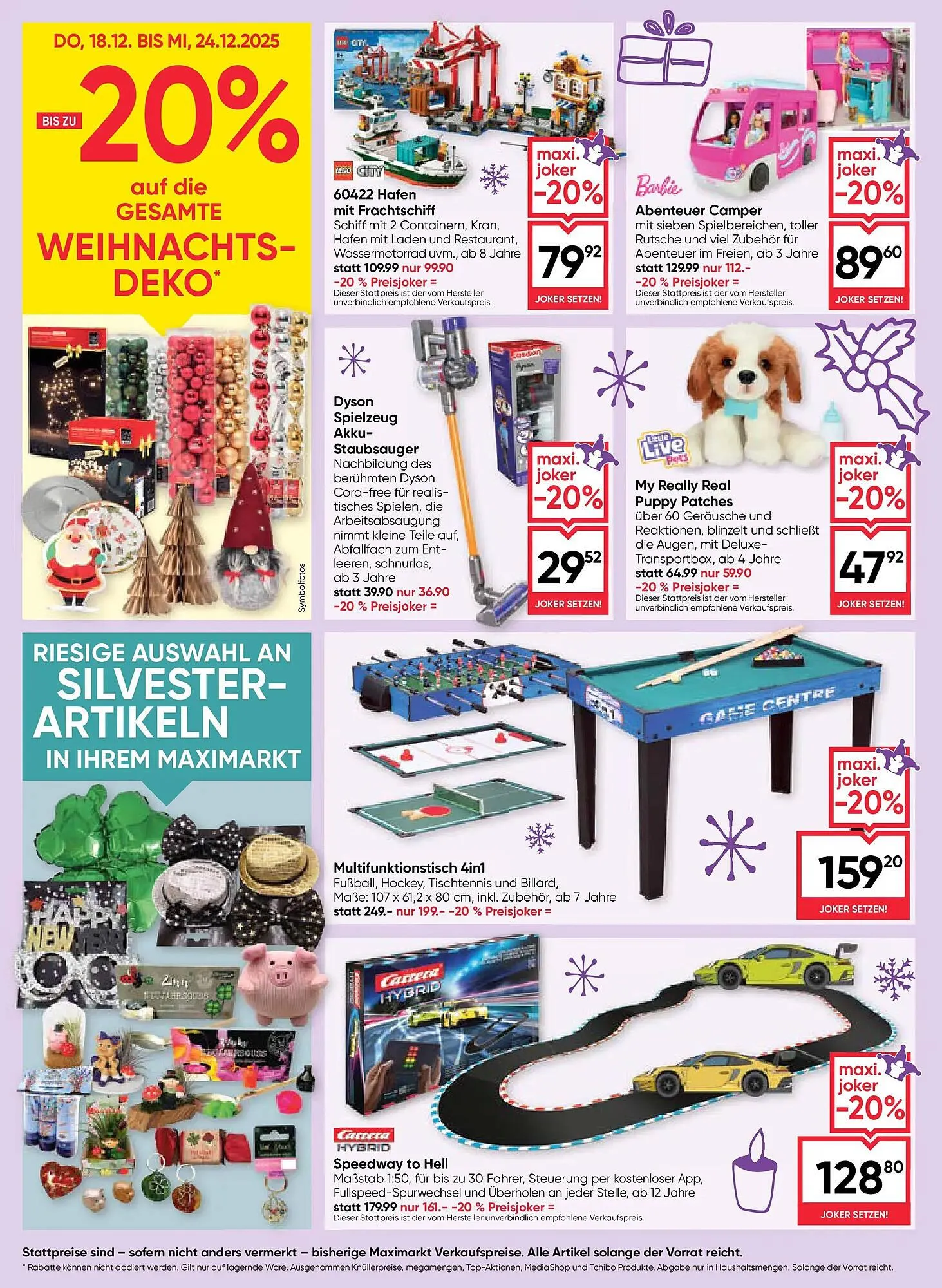 Maximarkt Flugblatt von 18. Dezember bis 24. Dezember 2025 - Flugblätt seite 26