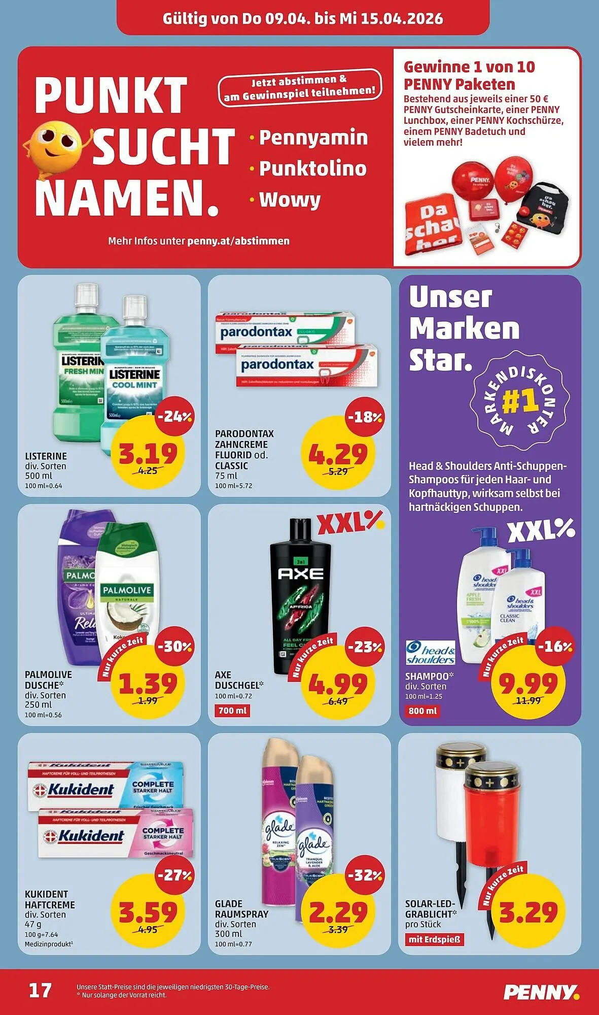 PENNY Flugblatt von 9. April bis 15. April 2026 - Flugblätt seite  17