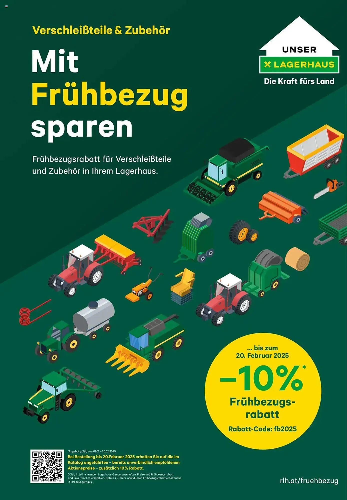 Lagerhaus Flugblatt von 1. Jänner bis 20. Februar 2025 - Flugblätt seite  1