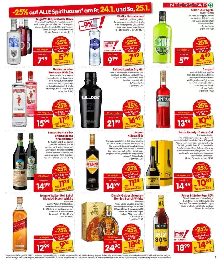 Sonderangebote für Sie von 22. Jänner bis 5. Februar 2025 - Flugblätt seite 5