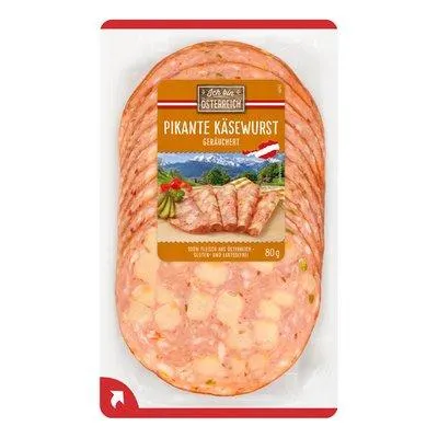 Ich bin Österreich Pikante Käsewurst