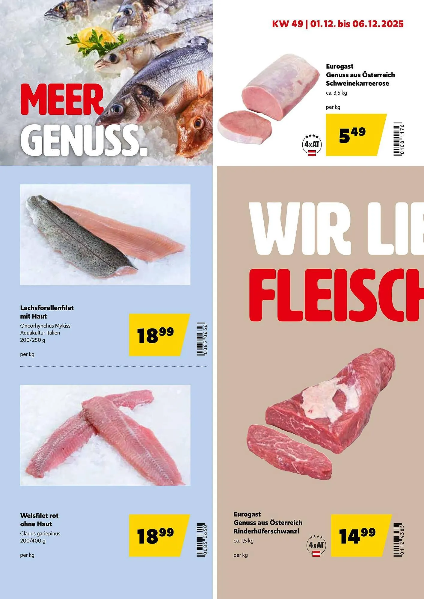 Eurogast Grissemann Flugblatt von 1. Dezember bis 12. Dezember 2025 - Flugblätt seite 6