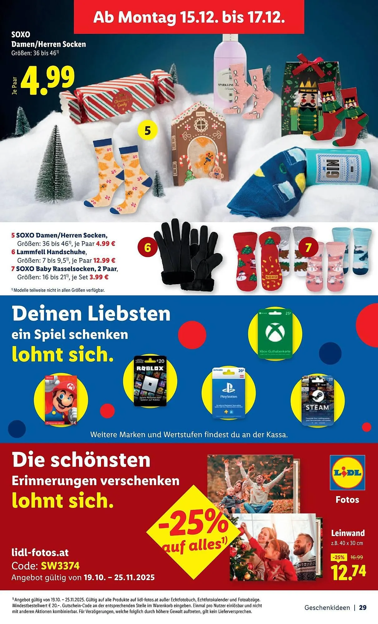 Lidl Flugblatt von 26. Oktober bis 21. Dezember 2025 - Flugblätt seite  29