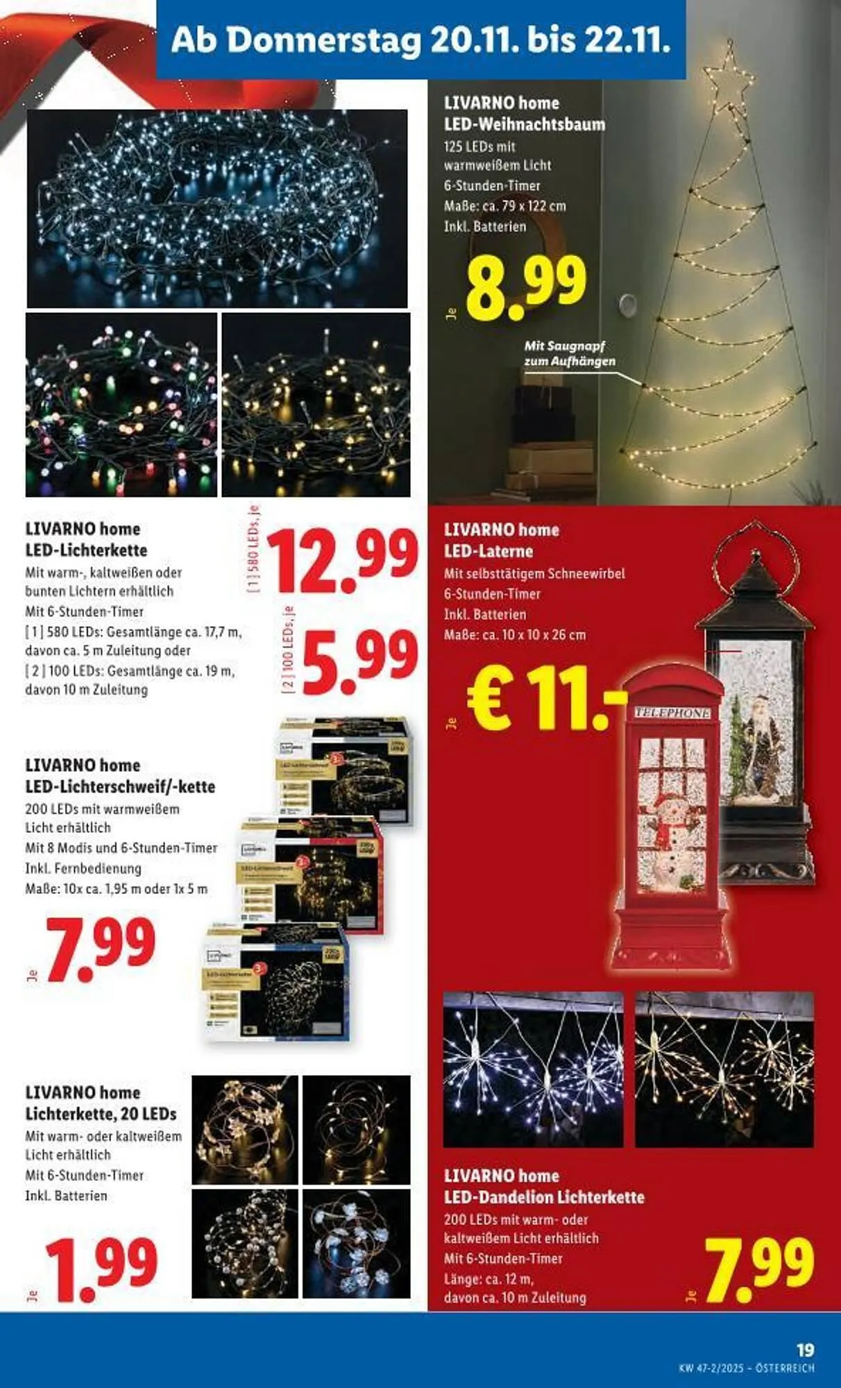 Lidl Flugblatt von 20. November bis 26. November 2025 - Flugblätt seite 22