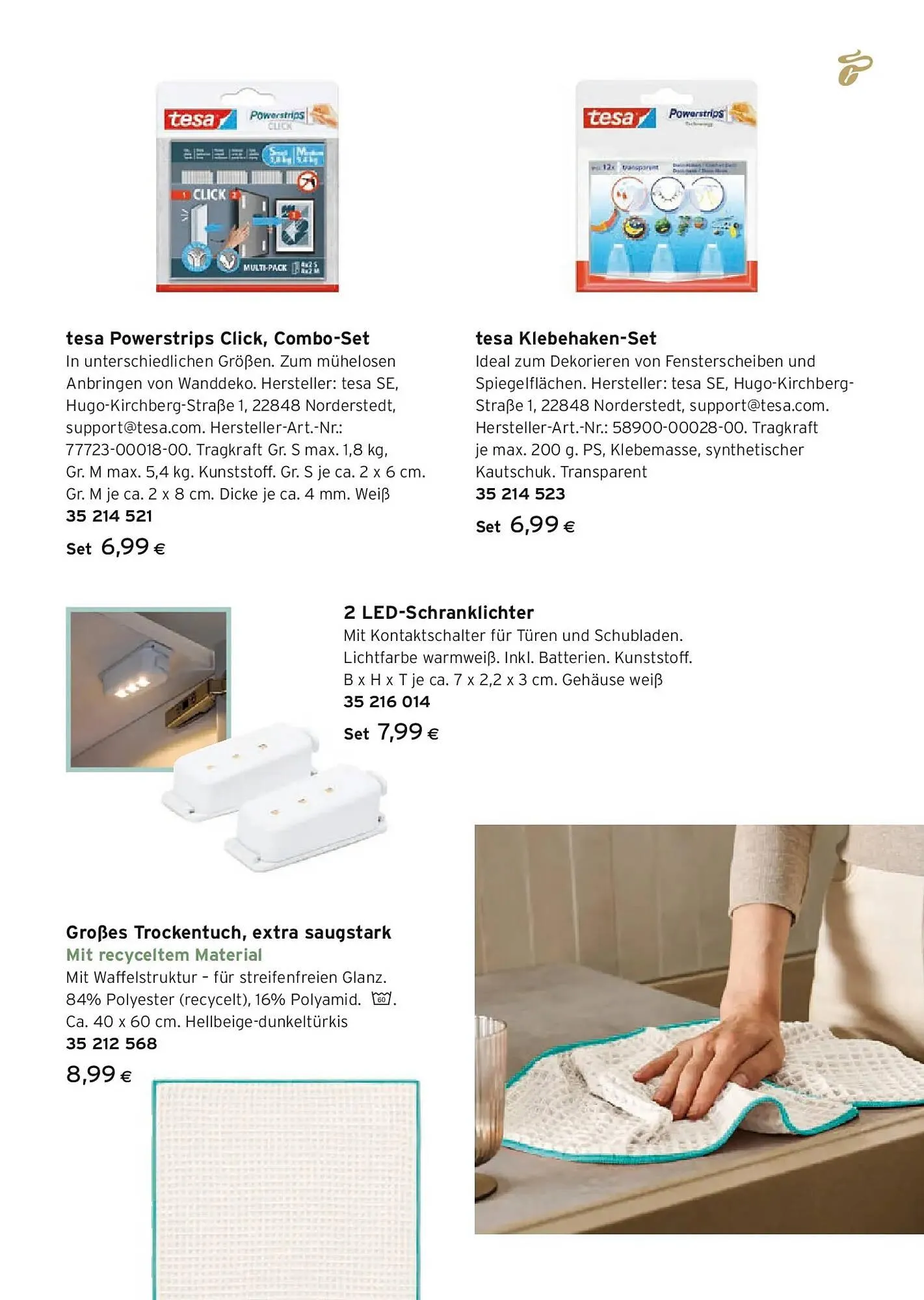 Tchibo Eduscho Flugblatt von 8. Jänner bis 21. Jänner 2026 - Flugblätt seite  20