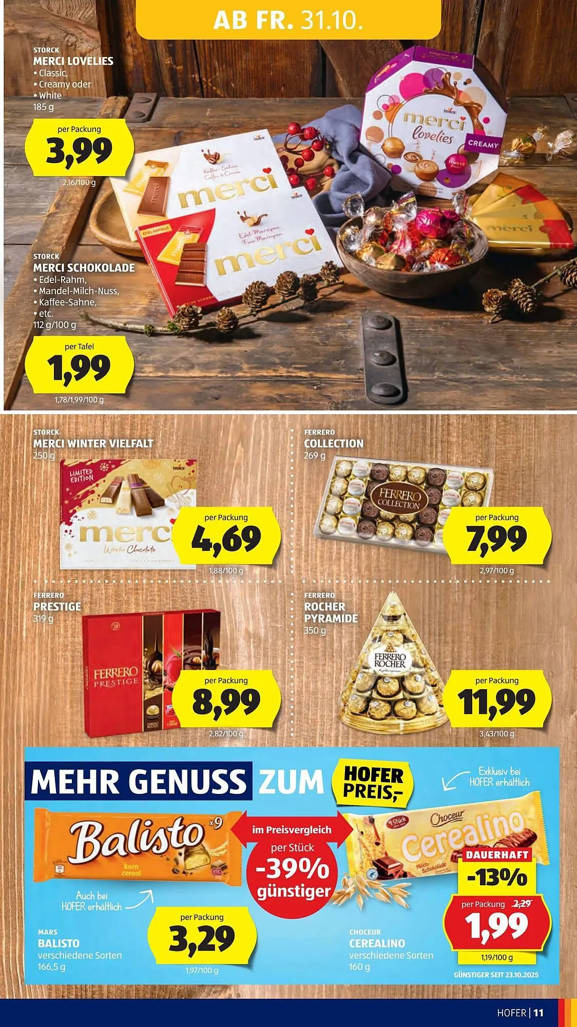 Hofer Flugblatt von 30. Oktober bis 6. November 2025 - Flugblätt seite  13