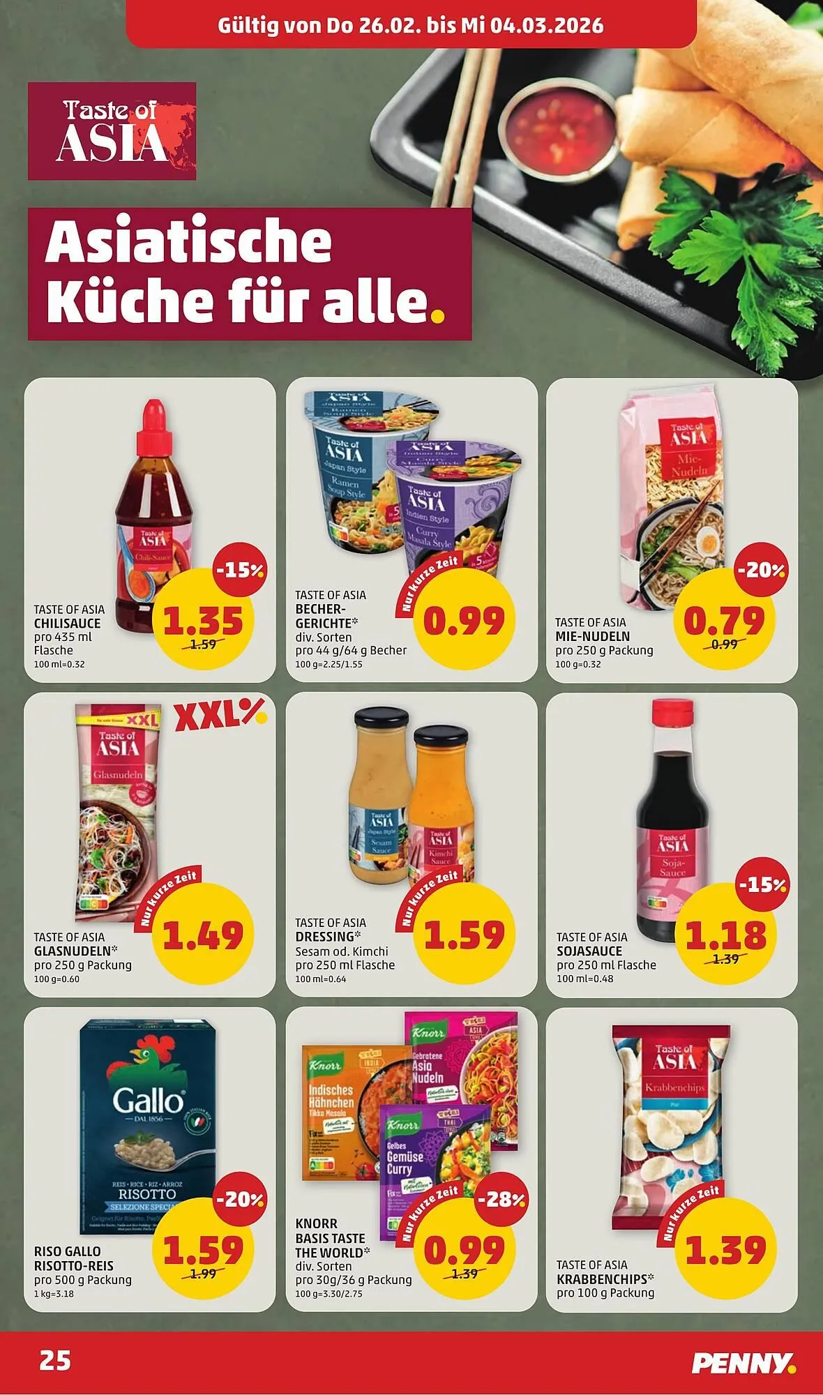 PENNY Flugblatt von 26. Februar bis 4. März 2026 - Flugblätt seite  25