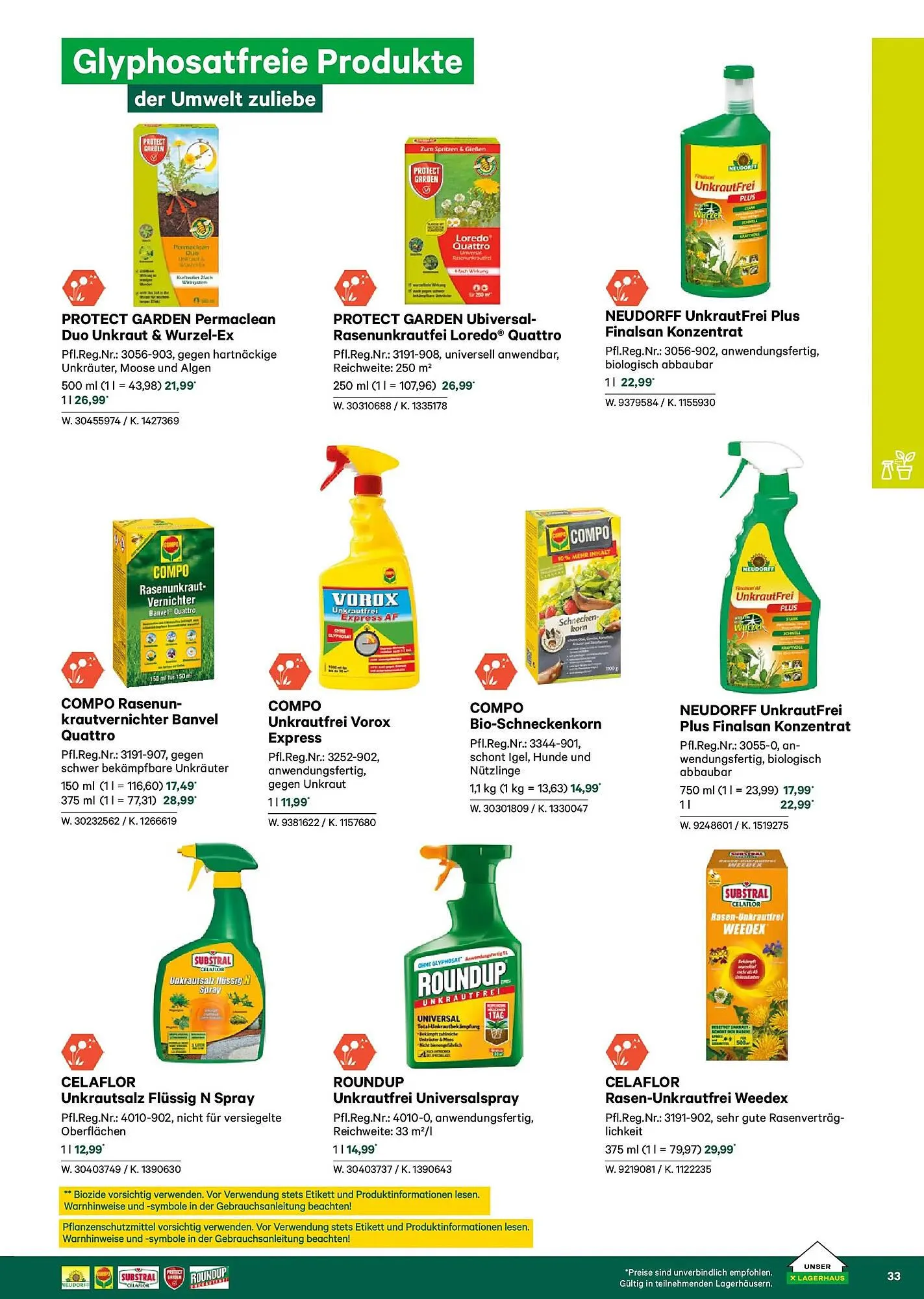 Lagerhaus Flugblatt von 22. Februar bis 31. Mai 2026 - Flugblätt seite 33
