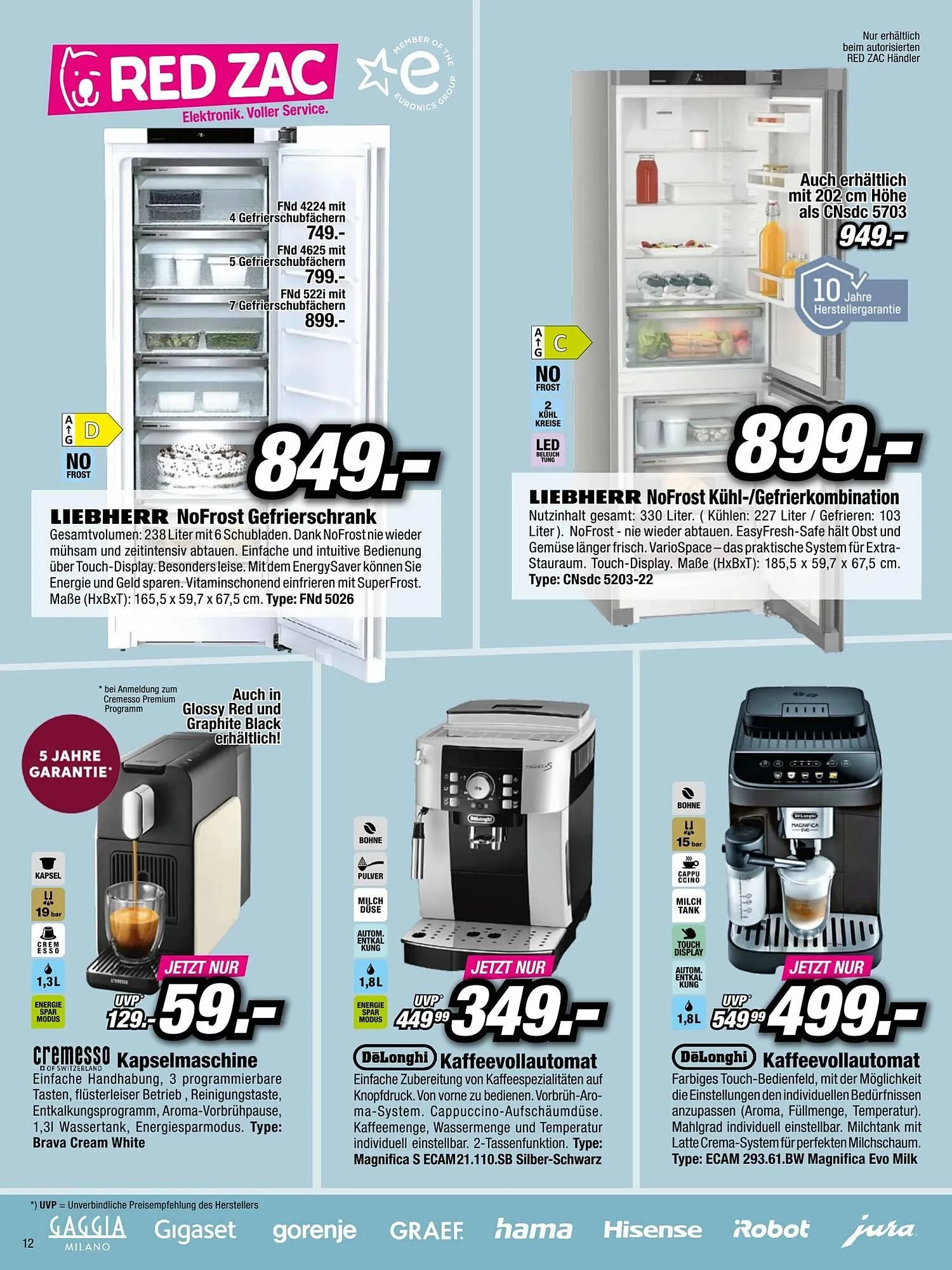 Red Zac Flugblatt von 29. Jänner bis 16. Februar 2025 - Flugblätt seite 12