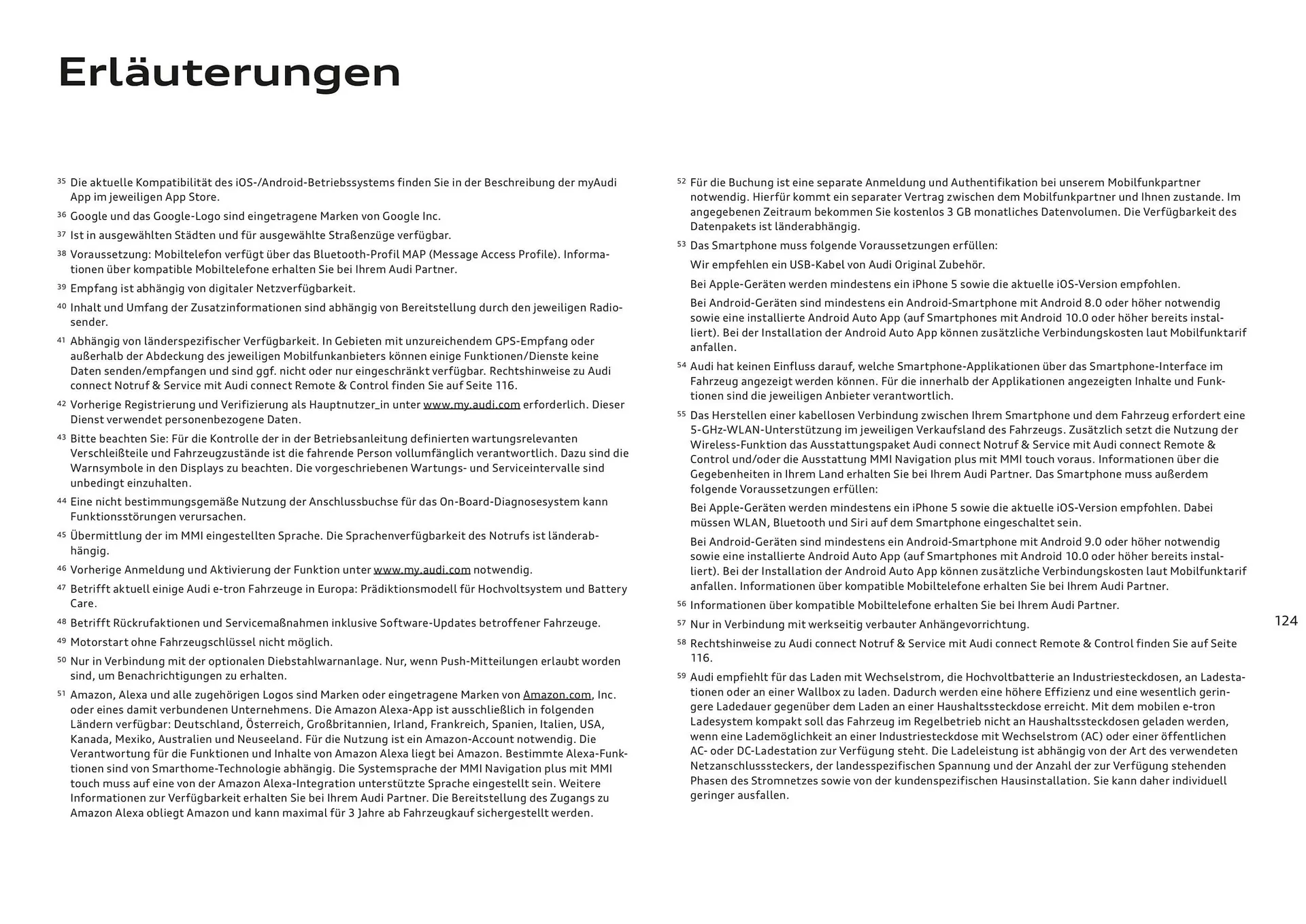 Audi Flugblatt von 20. November bis 22. Juli 2026 - Flugblätt seite  124