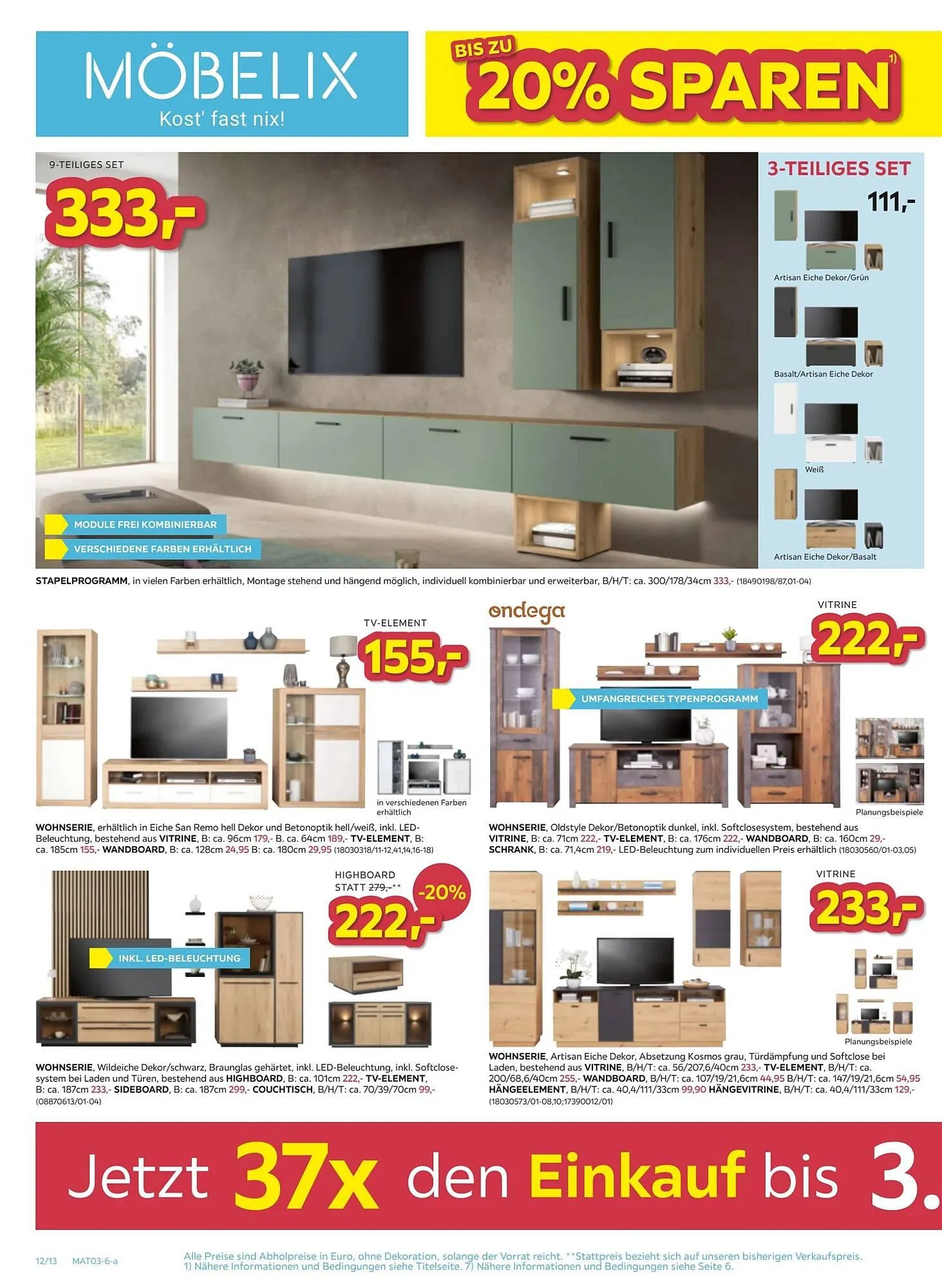 Möbelix Prospekt von 24. Februar bis 2. März 2026 - Flugblätt seite  12