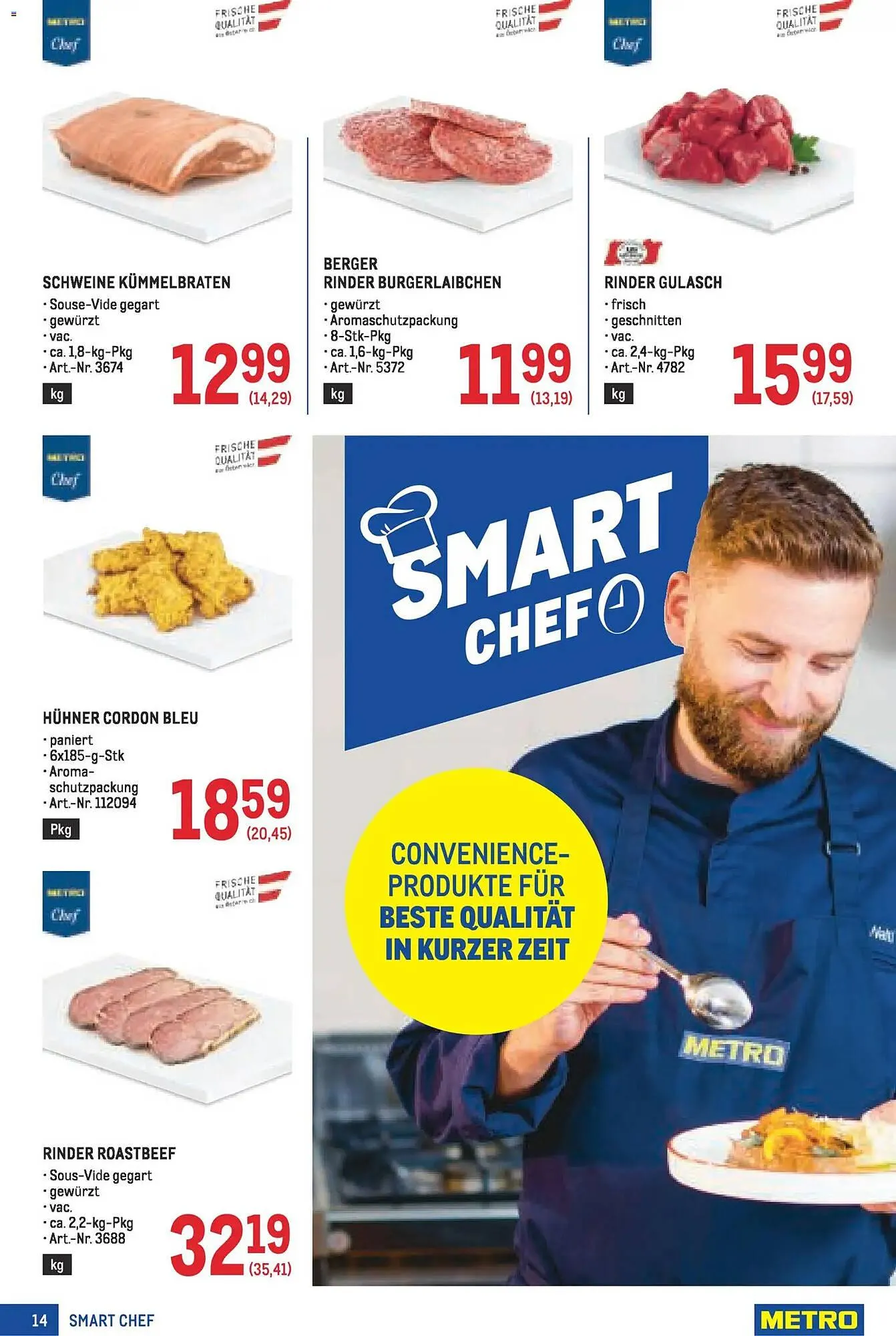 Metro Flugblatt von 19. März bis 1. April 2026 - Flugblätt seite  14