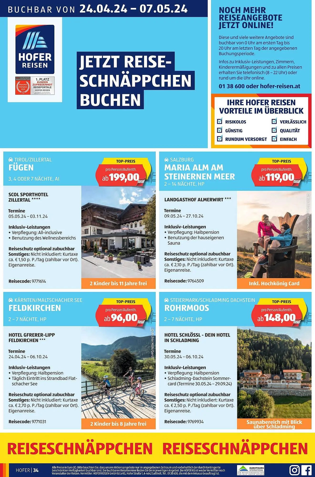 Hofer Flugblatt von 26. April bis 2. Mai 2024 - Flugblätt seite 38
