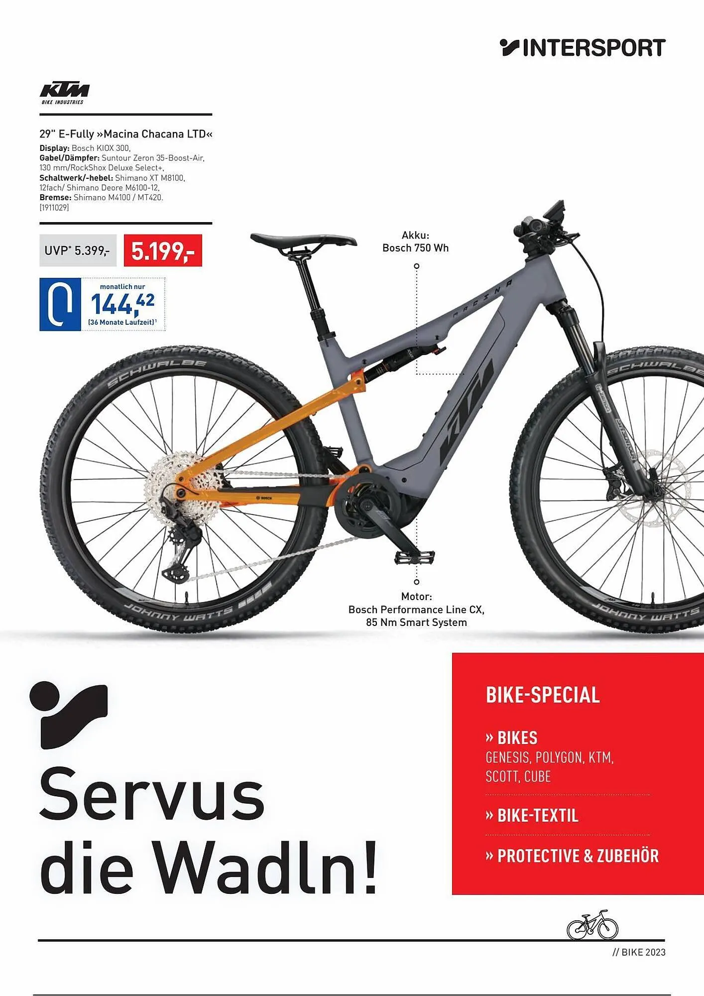 Intersport Flugblatt von 3. April bis 31. Dezember 2023 - Flugblätt seite  1