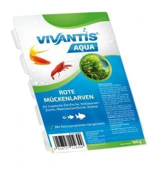 VIVANTIS Rote Mückenlarven 100g