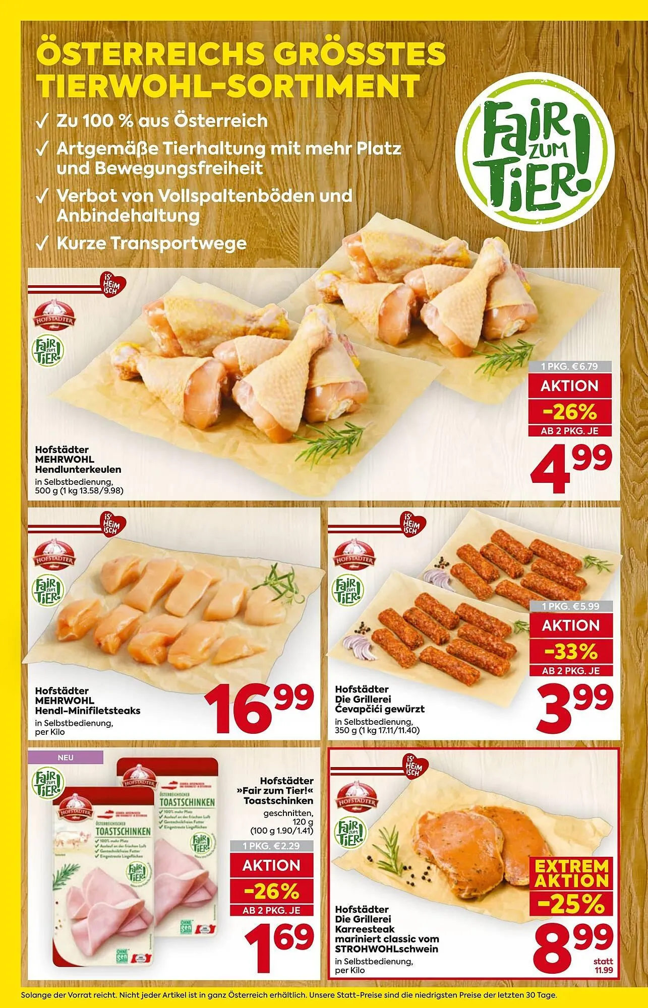 Billa Flugblatt von 7. April bis 15. April 2026 - Flugblätt seite  6