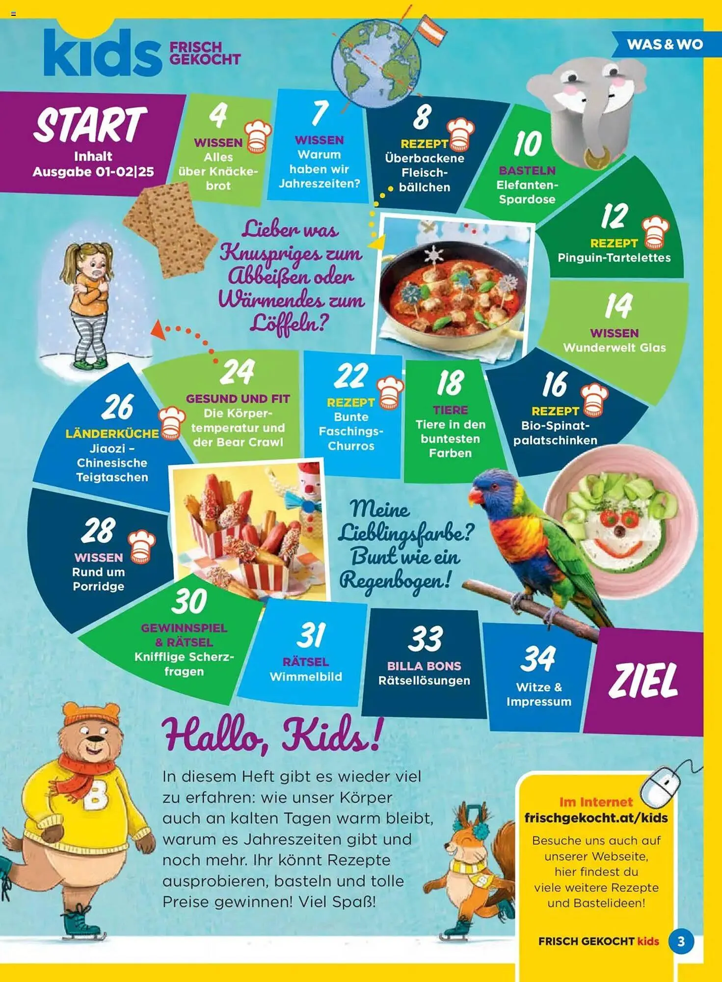 Billa Flugblatt von 1. Jänner bis 28. Februar 2025 - Flugblätt seite 3