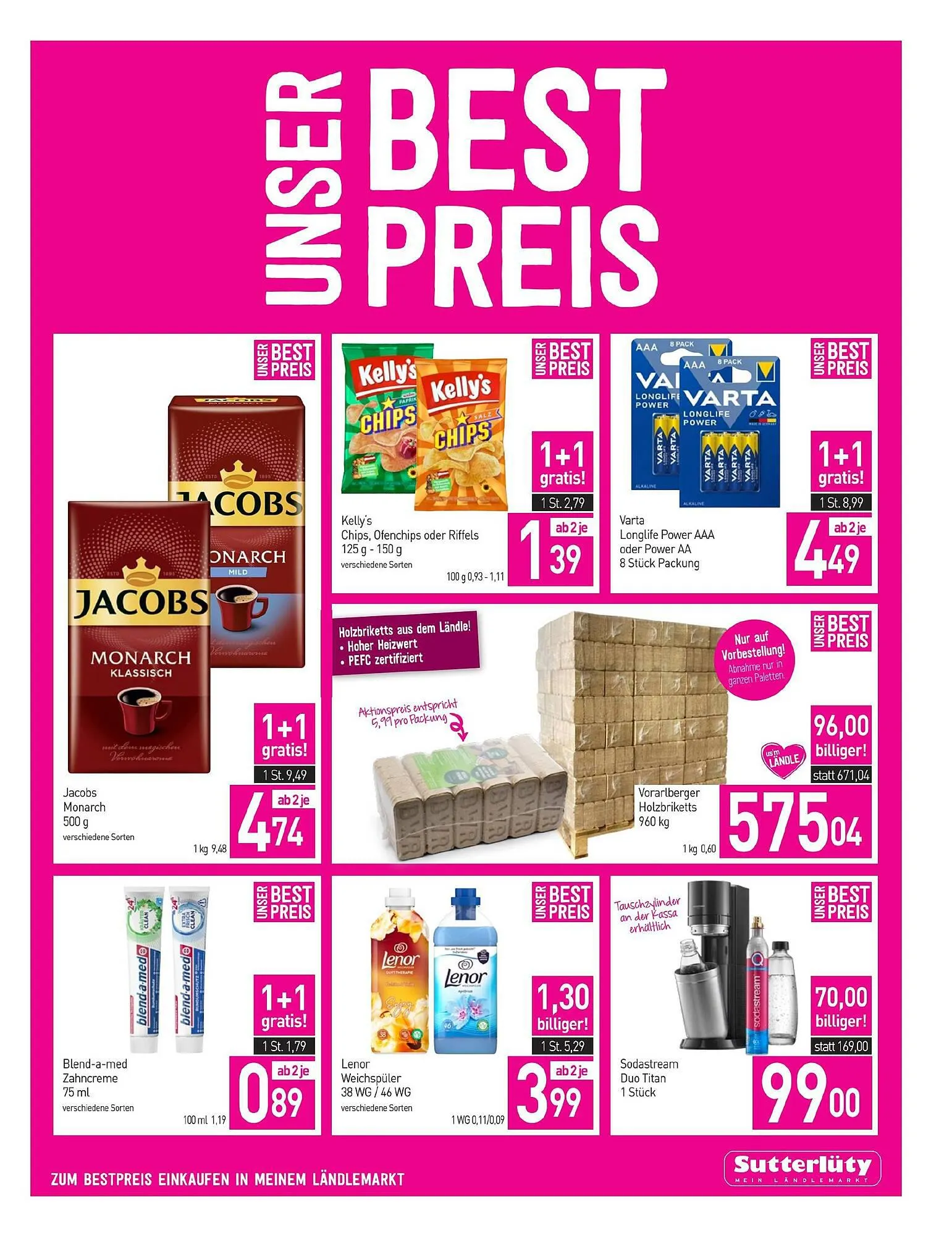 Sutterlüty Flugblatt von 30. November bis 5. Dezember 2023 - Flugblätt seite 13