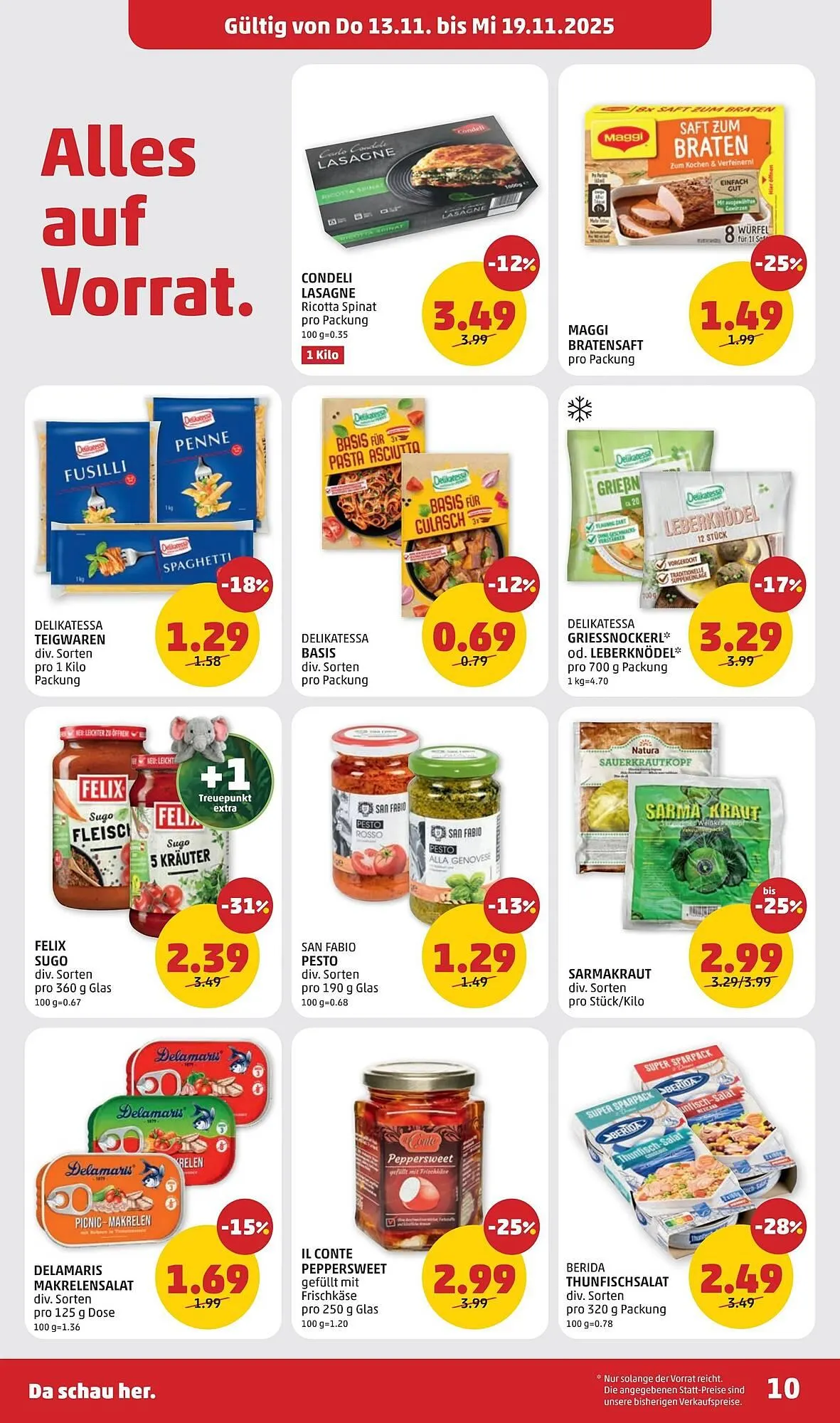 PENNY Flugblatt von 13. November bis 19. November 2025 - Flugblätt seite 10