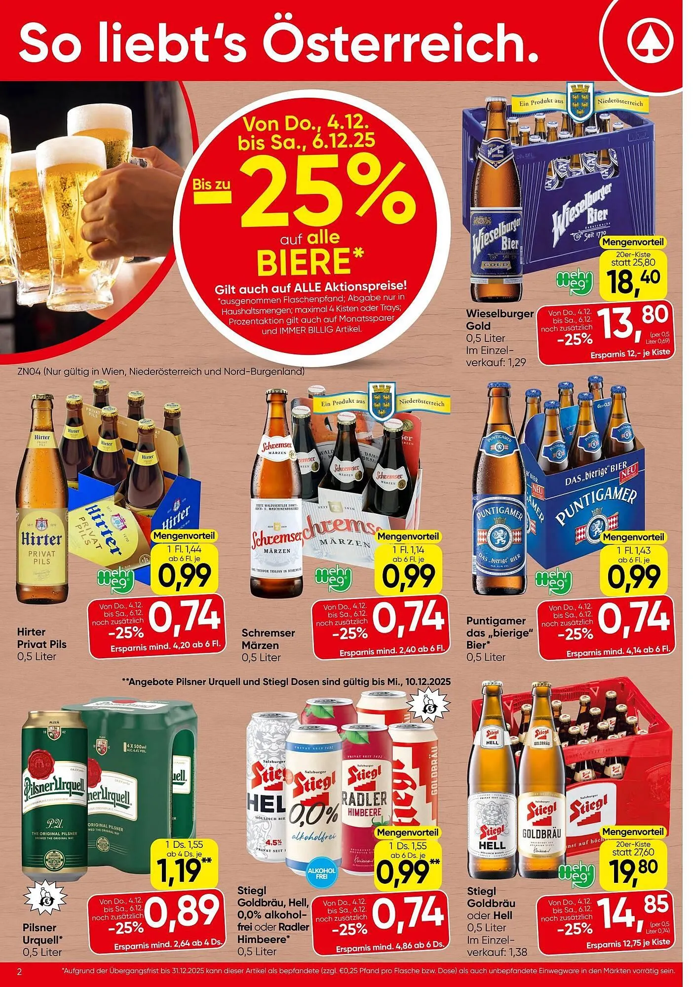 Spar Flugblatt von 4. Dezember bis 17. Dezember 2025 - Flugblätt seite  2