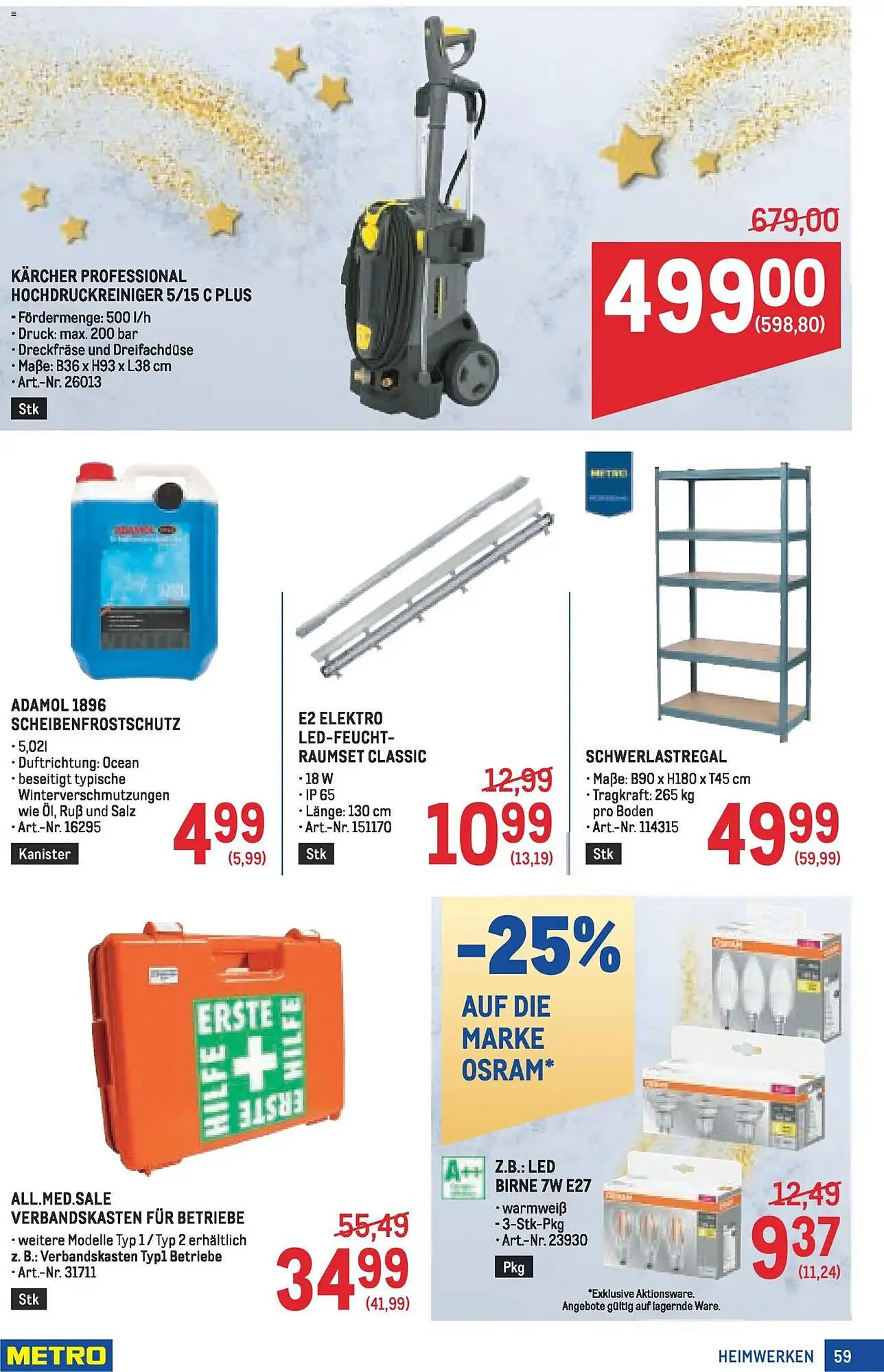 Metro Flugblatt von 13. November bis 26. November 2025 - Flugblätt seite  59