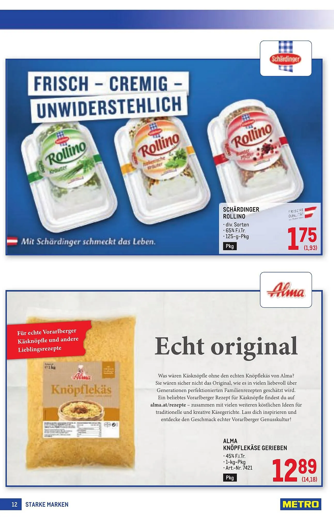 Metro Flugblatt von 11. Dezember bis 7. Jänner 2026 - Flugblätt seite  12