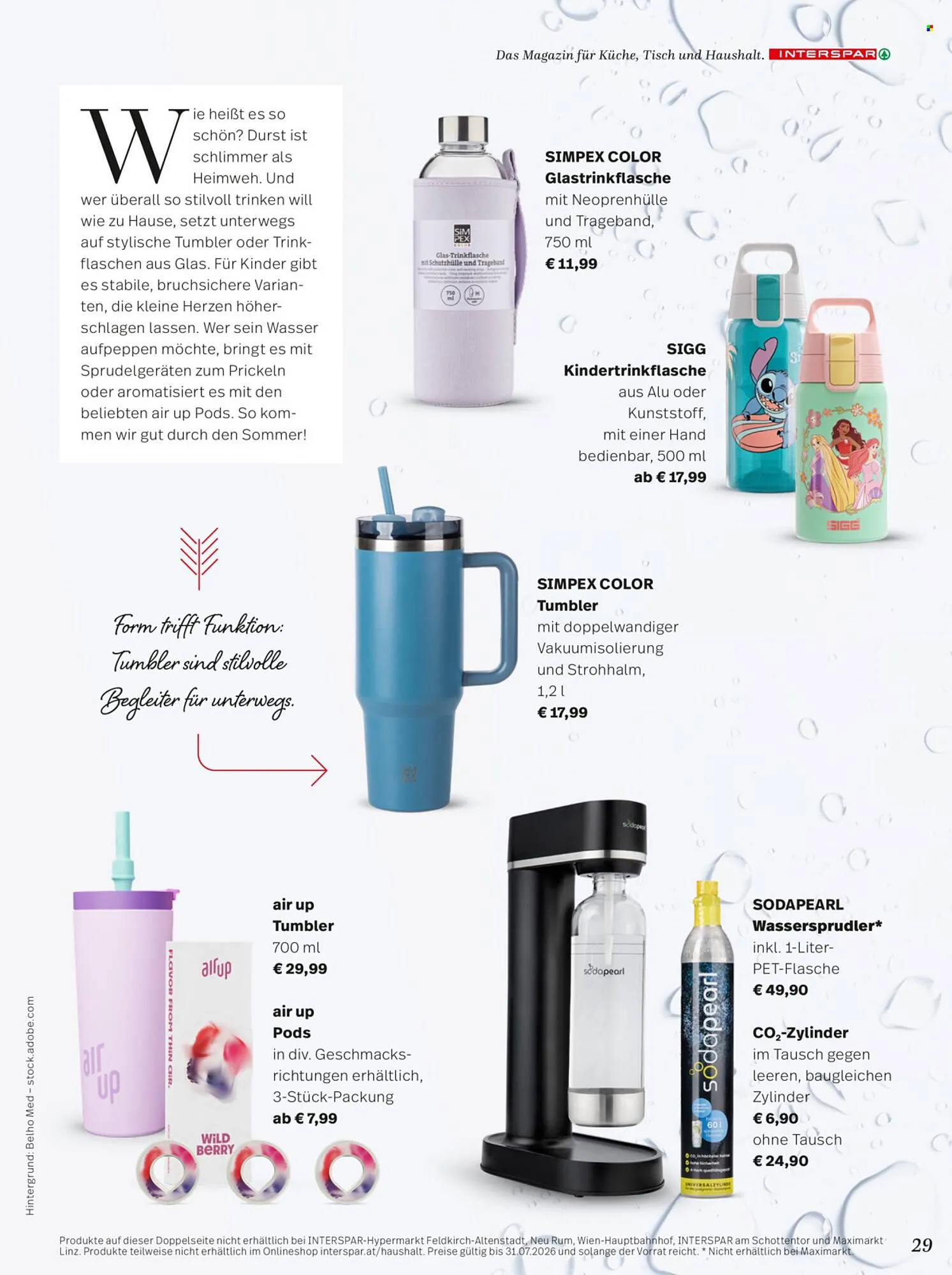Interspar Flugblatt von 7. April bis 31. Juli 2026 - Flugblätt seite  29