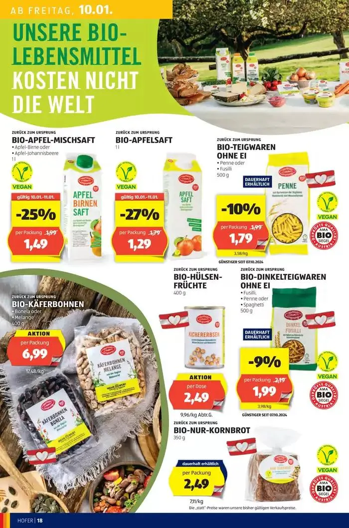 Blättern Sie online im HOFER Flugblatt von 8. Jänner bis 15. Jänner 2025 - Flugblätt seite 20