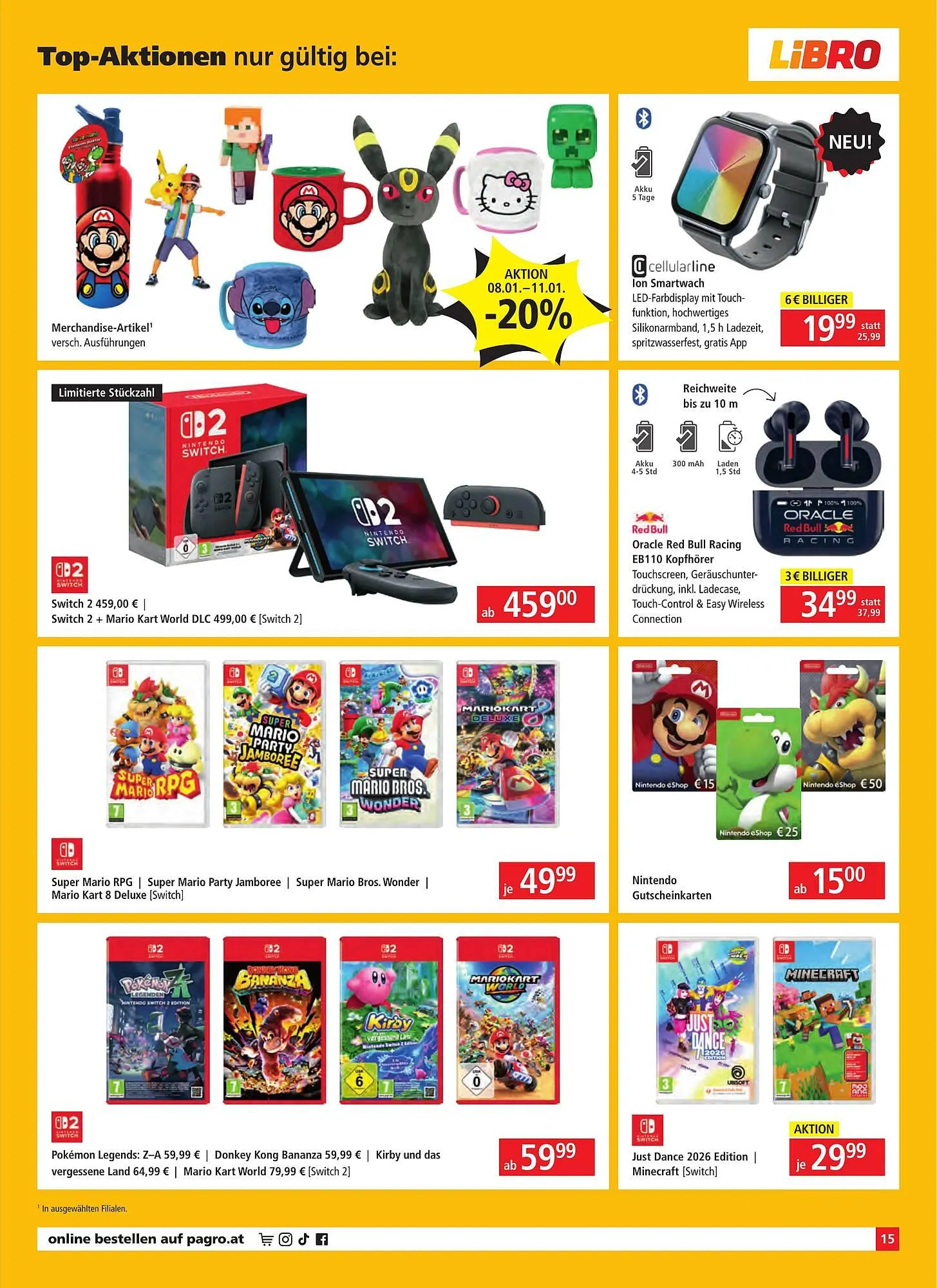 Pagro Diskont Flugblatt von 8. Jänner bis 14. Jänner 2026 - Flugblätt seite  15