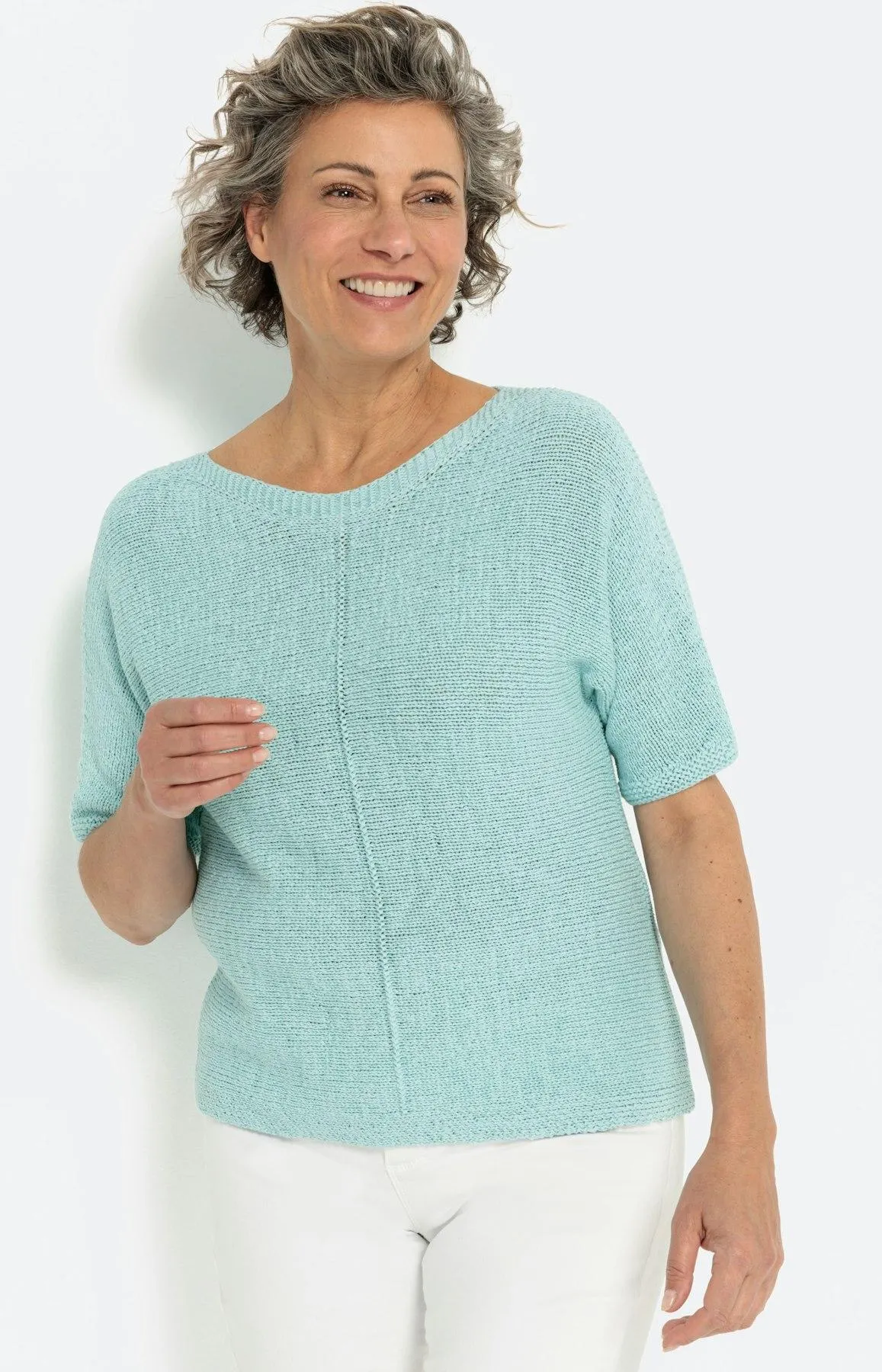 Uni 1/2 Arm Pullover, summer blue
