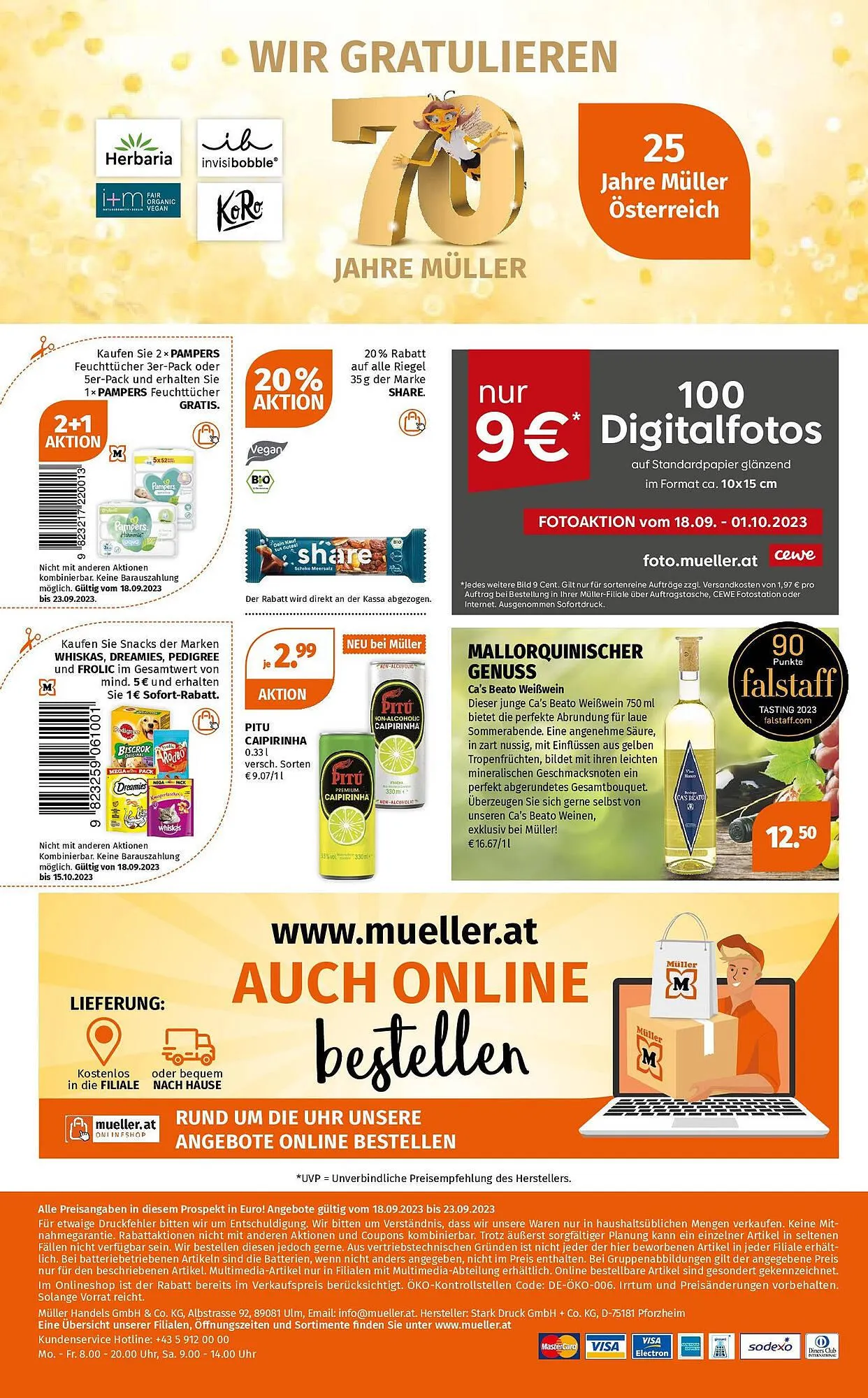 Müller Flugblatt von 18. September bis 23. September 2023 - Flugblätt seite 8