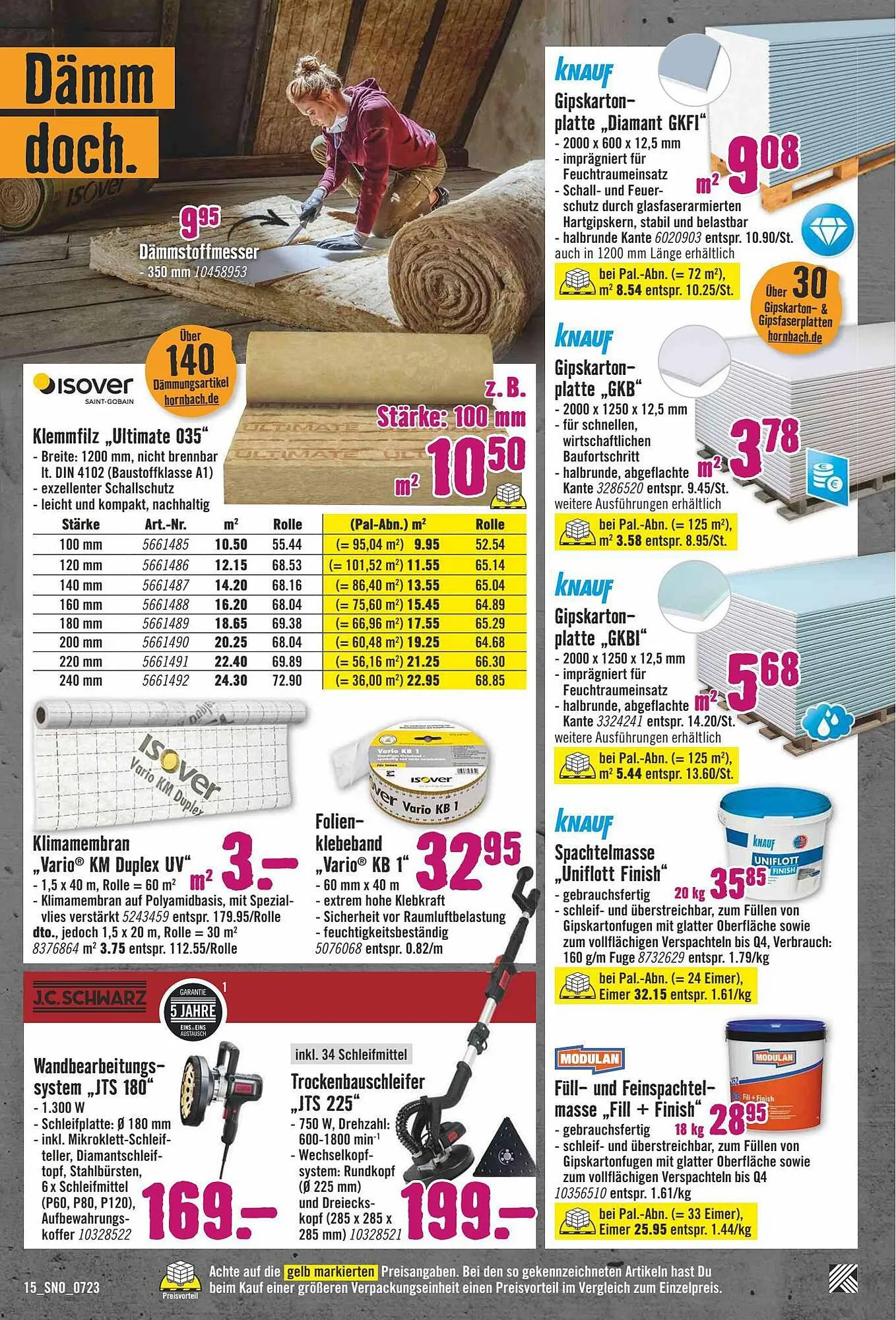 Hornbach Flugblatt von 17. Juli bis 31. Juli 2023 - Flugblätt seite  15