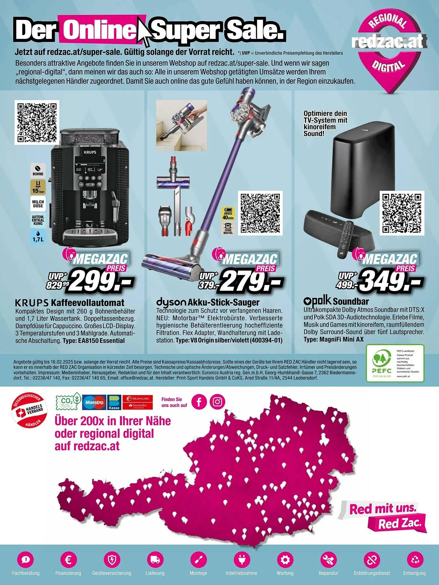 Red Zac Flugblatt von 29. Jänner bis 16. Februar 2025 - Flugblätt seite  16