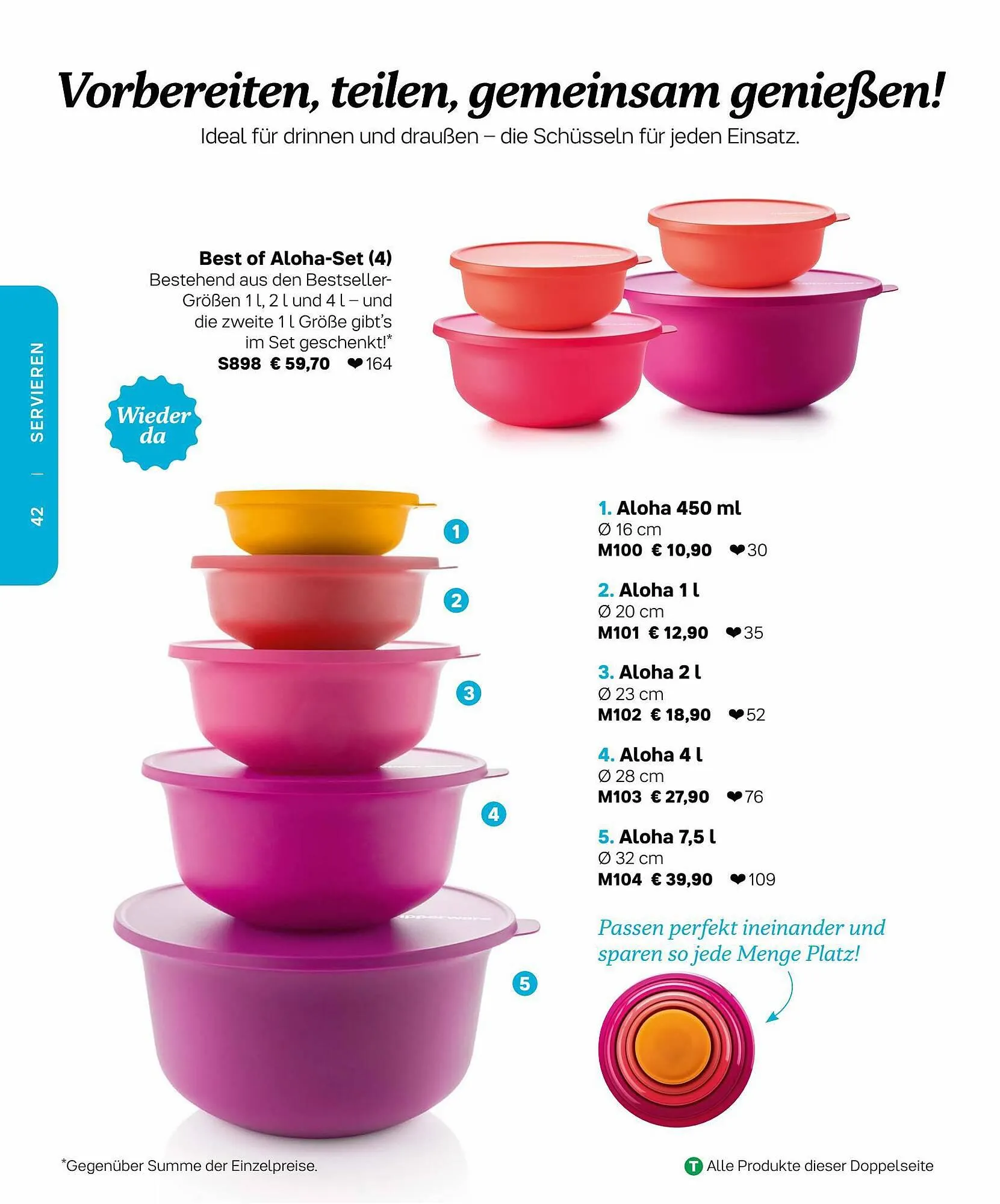 Tupperware Flugblatt von 6. März bis 31. August 2023 - Flugblätt seite  42