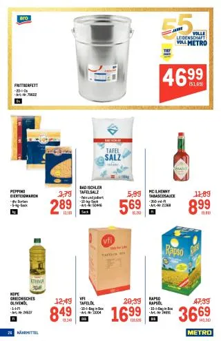 METRO Flugblatt Food - Profi von 9. Juli bis 22. Juli 2026 - Flugblätt seite  26