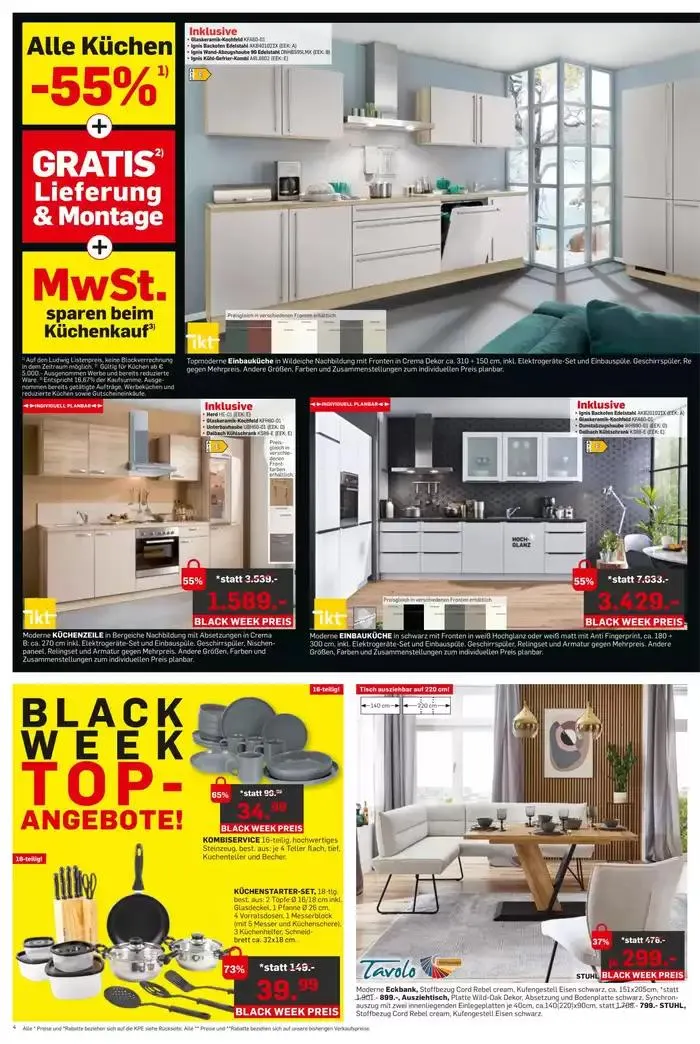 Möbel Ludwig katalog von 25. November bis 30. November 2025 - Flugblätt seite 4