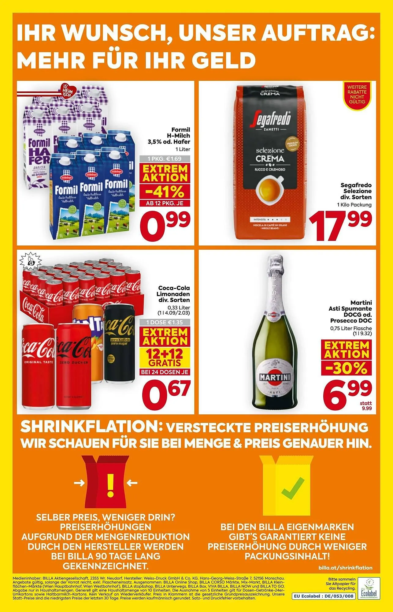 Billa Flugblatt von 5. Februar bis 11. Februar 2026 - Flugblätt seite  16