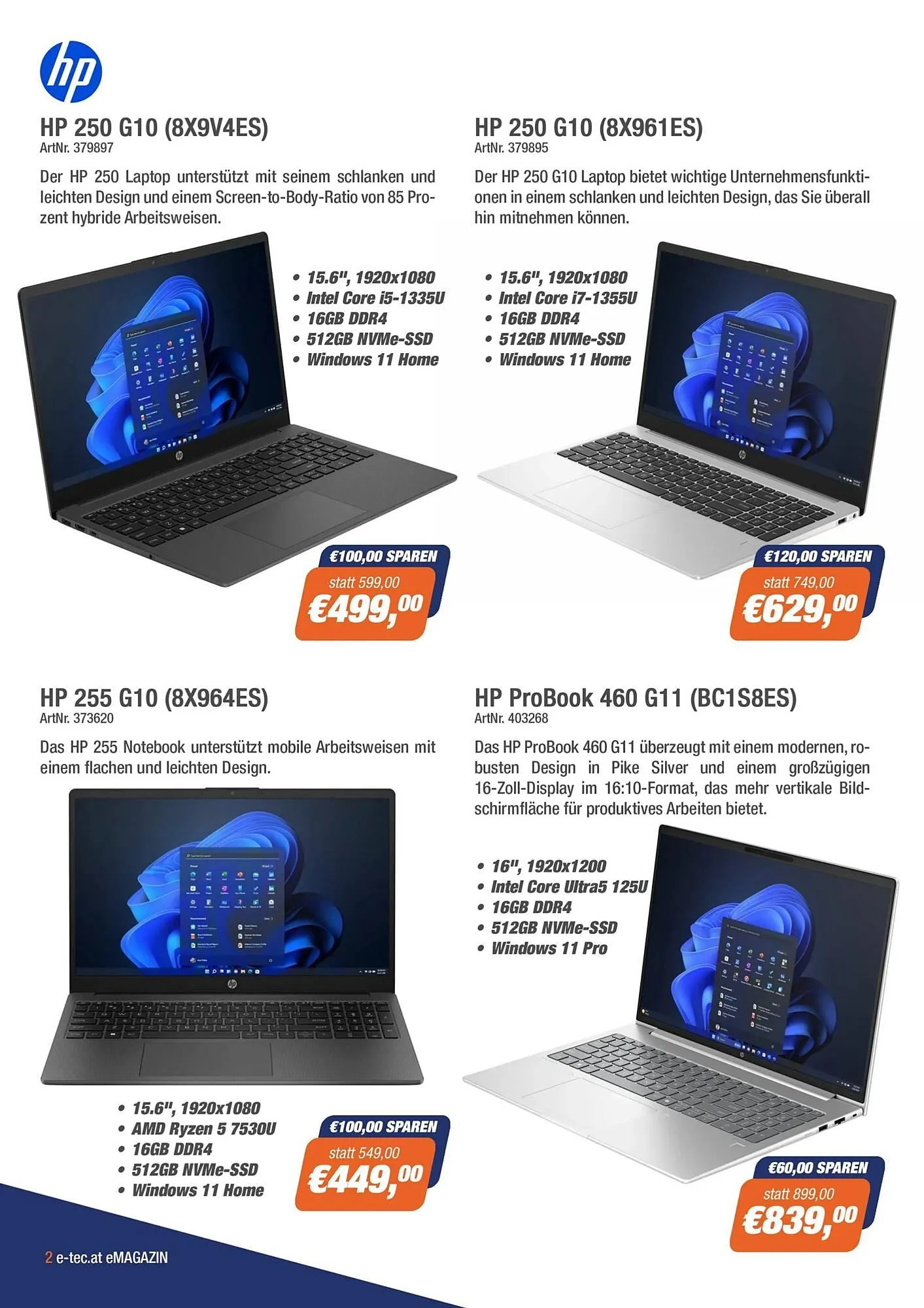 E-tec Flugblatt von 15. September bis 31. Oktober 2025 - Flugblätt seite  2