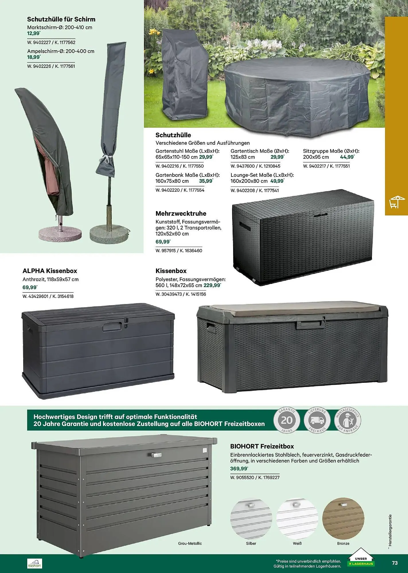 Lagerhaus Flugblatt von 22. Februar bis 31. Mai 2026 - Flugblätt seite  73