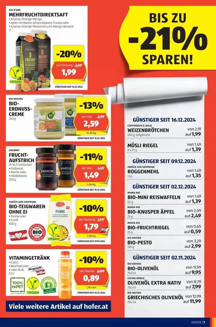 Blättern Sie online im HOFER Flugblatt von 8. Jänner bis 15. Jänner 2025 - Flugblätt seite  9