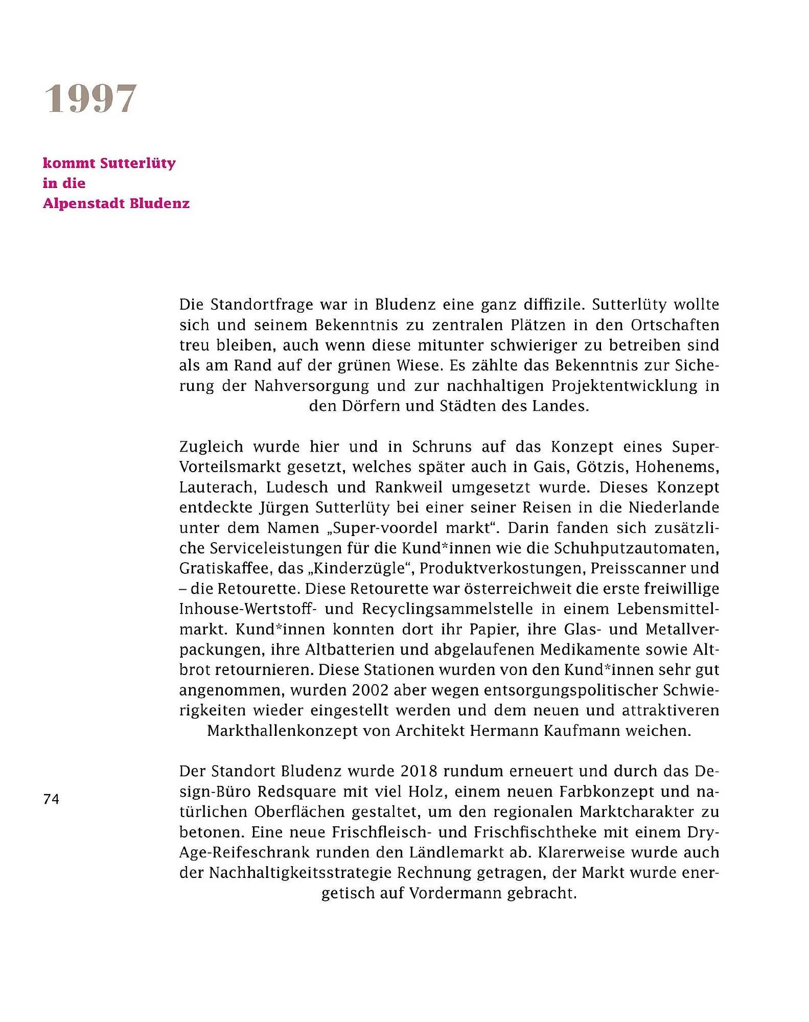 Sutterlüty Flugblatt von 21. Juli bis 31. Dezember 2025 - Flugblätt seite  74