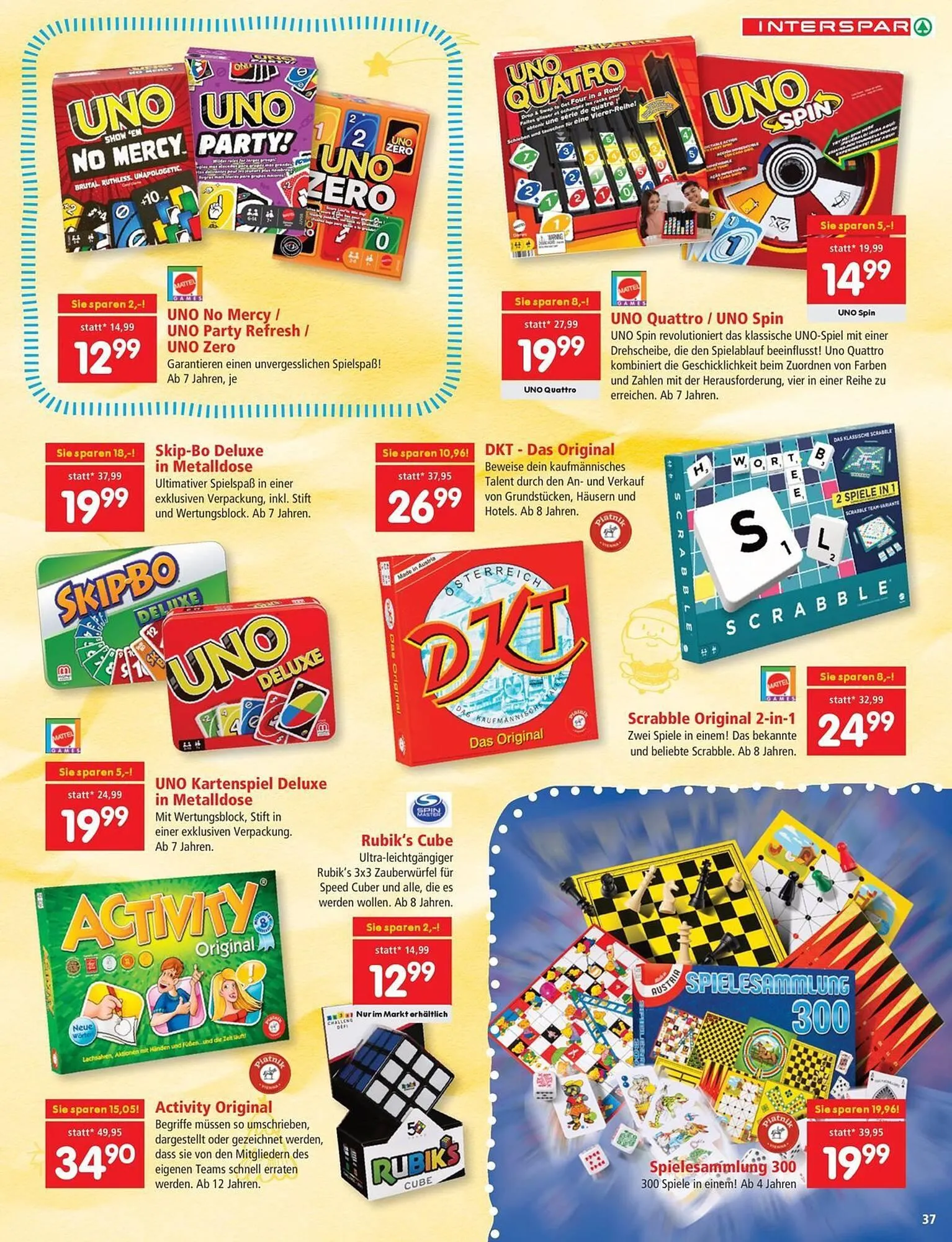 Interspar Flugblatt von 22. Oktober bis 15. Dezember 2025 - Flugblätt seite  37