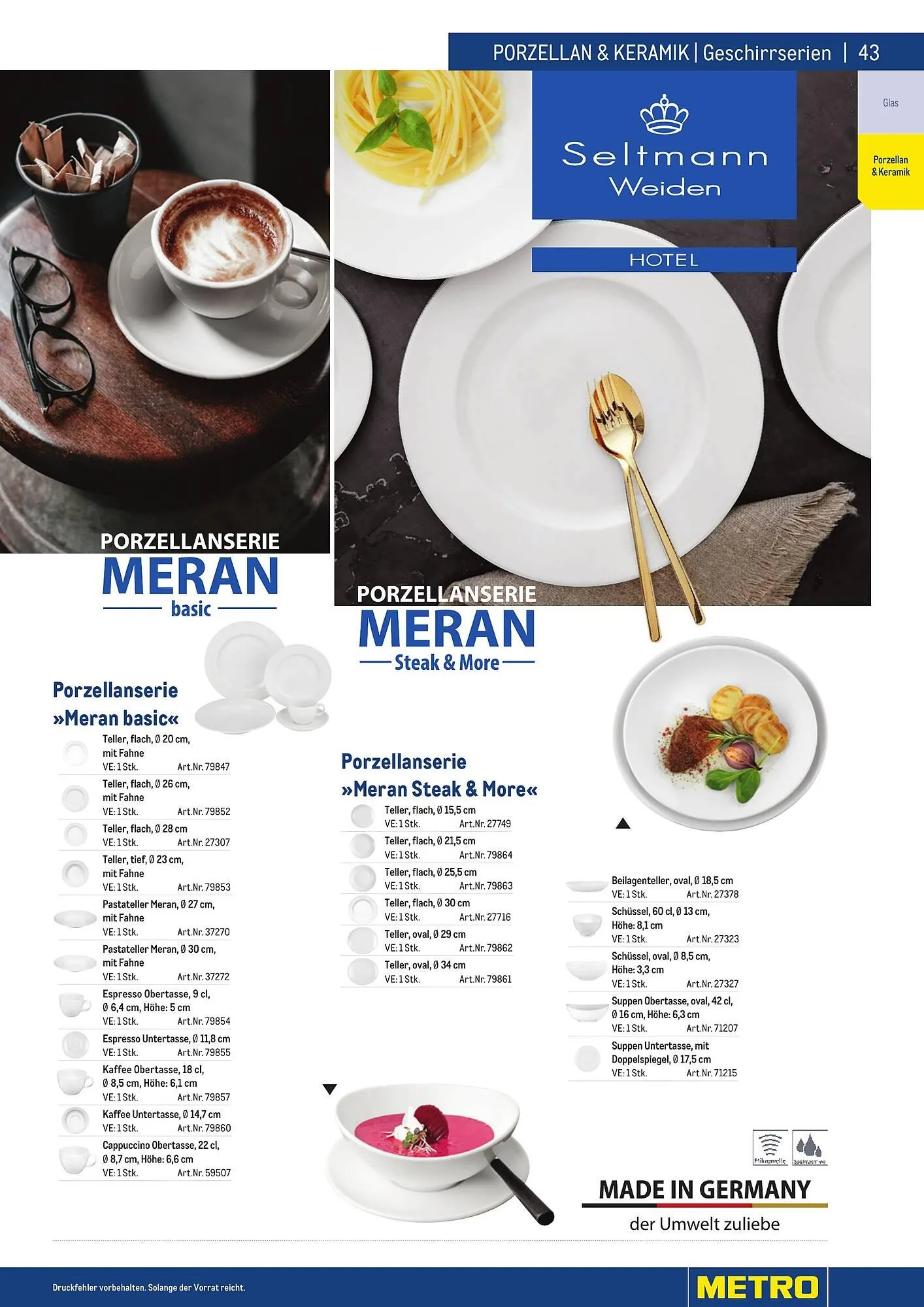 Metro Flugblatt von 25. März bis 31. Dezember 2026 - Flugblätt seite 43