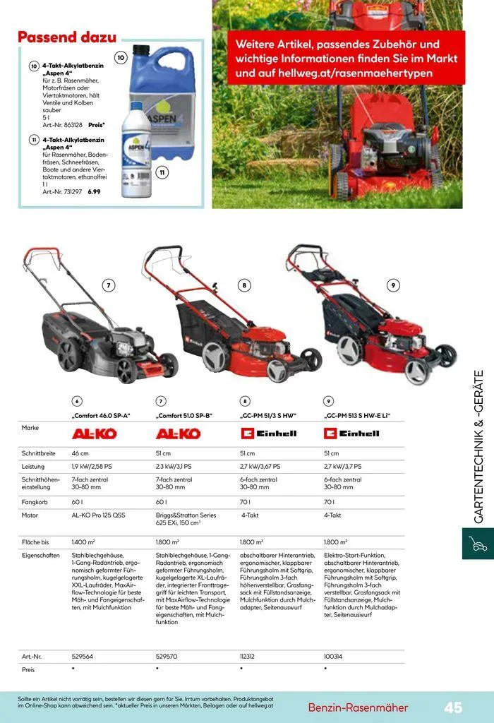 Smartes Gärtnern von 11. Juni bis 31. Dezember 2024 - Flugblätt seite 45