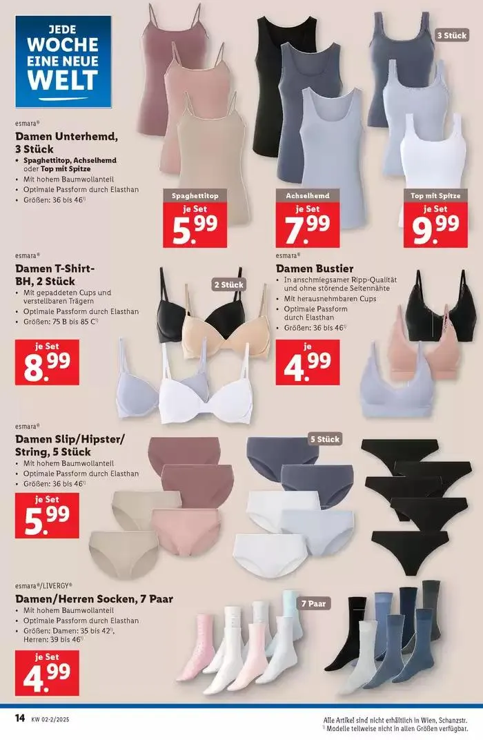 Exklusive Deals und Schnäppchen von 9. Jänner bis 15. Jänner 2025 - Flugblätt seite 14