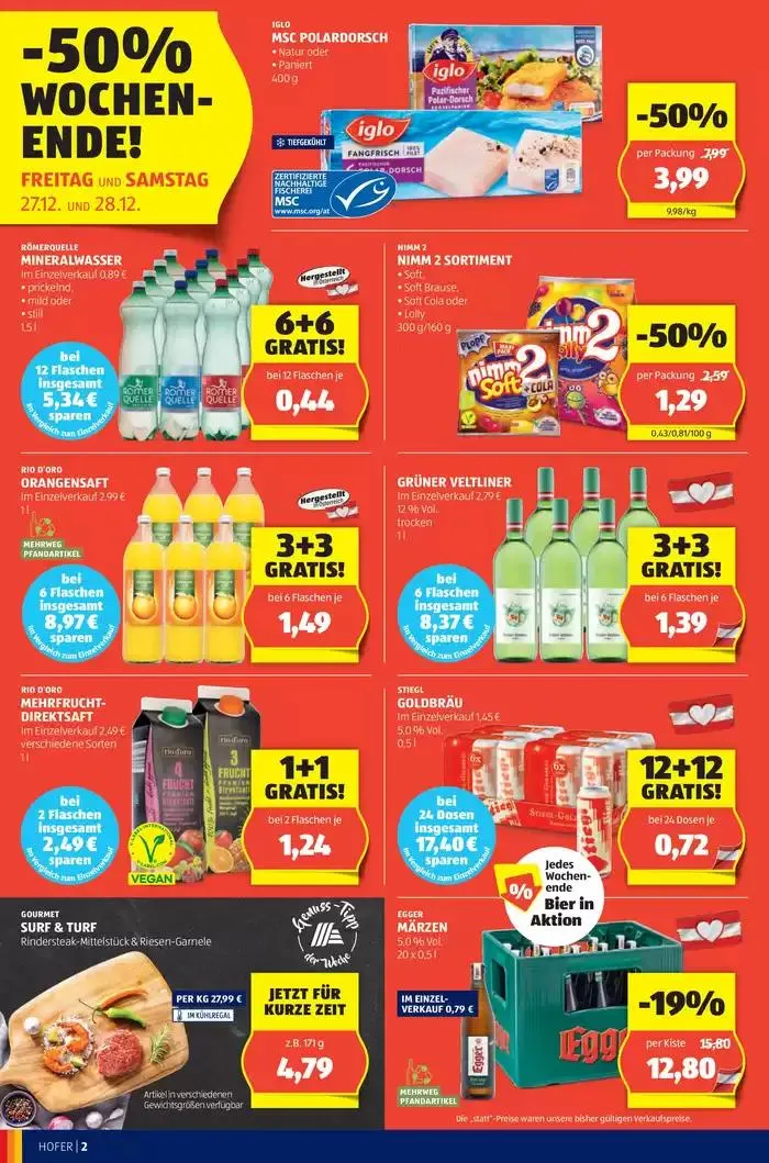 Blättern Sie online im HOFER Flugblatt von 24. Dezember bis 7. Jänner 2025 - Flugblätt seite 4