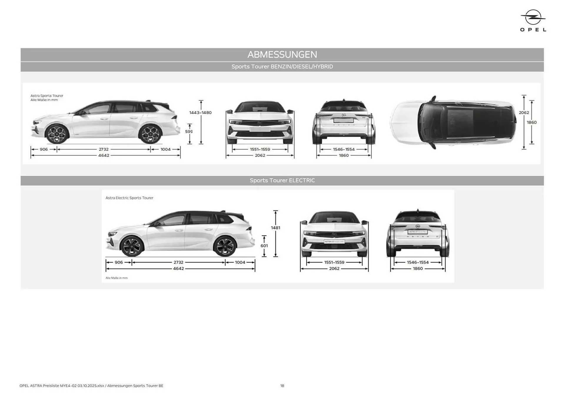Opel Flugblatt von 3. Oktober bis 18. Februar 2026 - Flugblätt seite  18