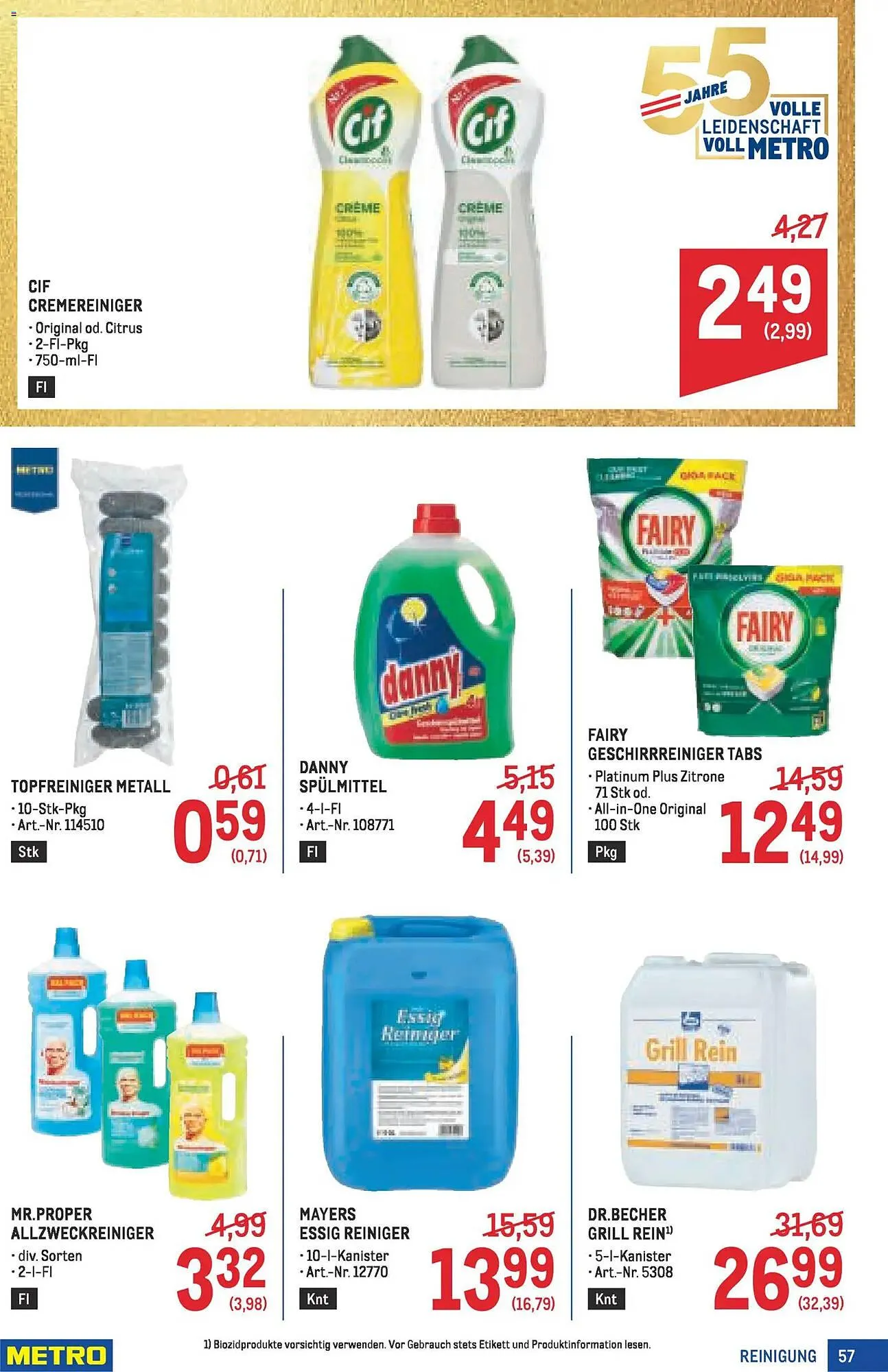 Metro Flugblatt von 19. März bis 1. April 2026 - Flugblätt seite  57